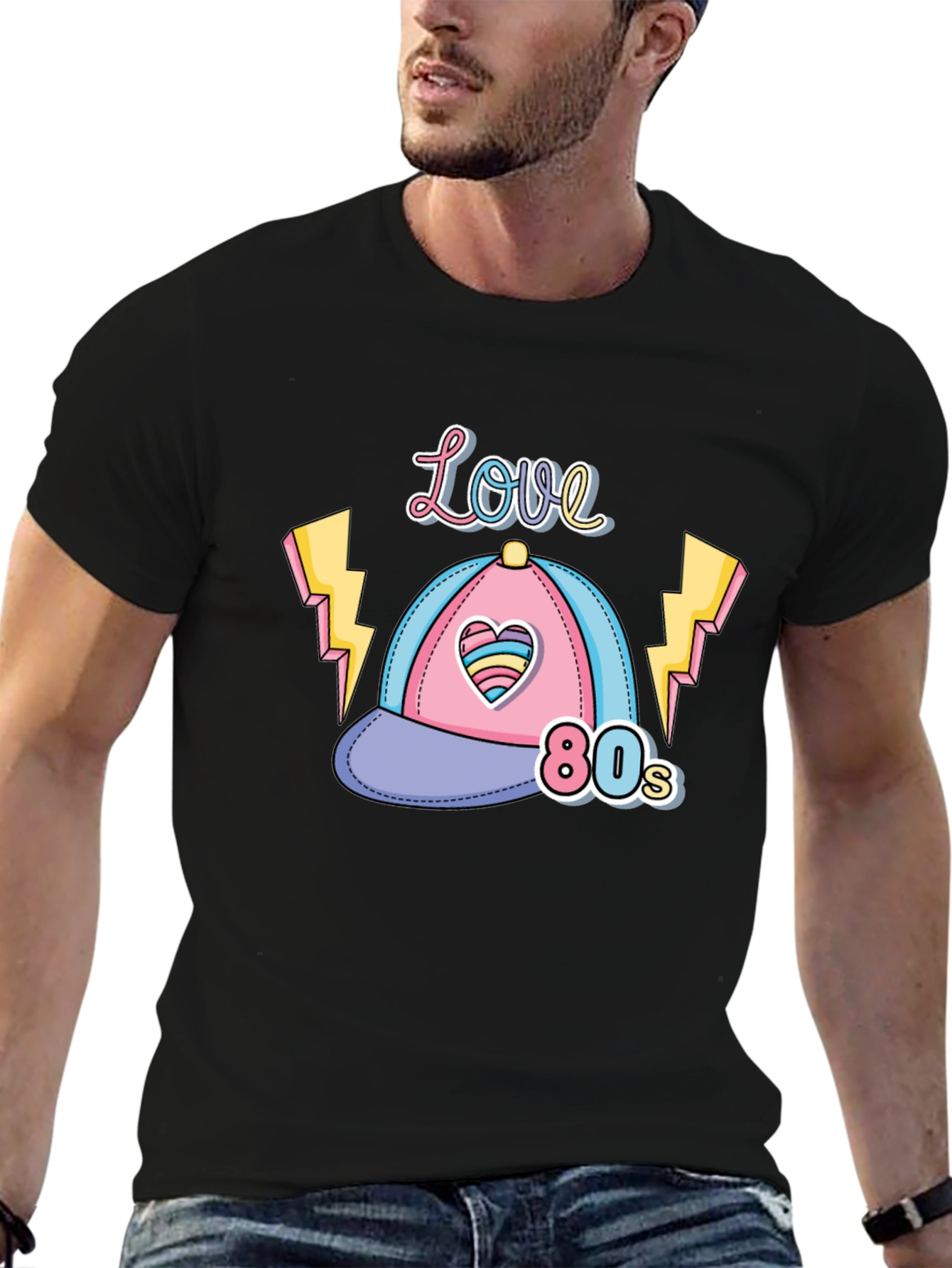 80s Style Love T-Shirt