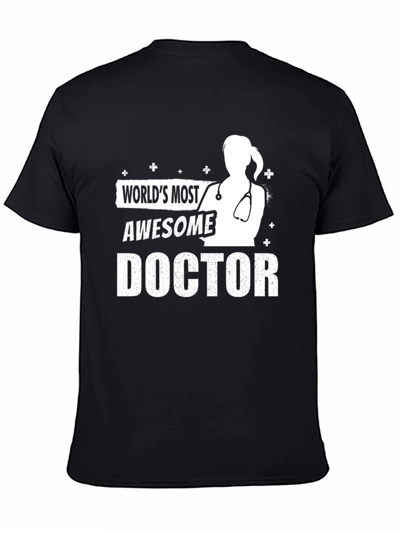 Awesome Doctor Graphic Tee - Black
