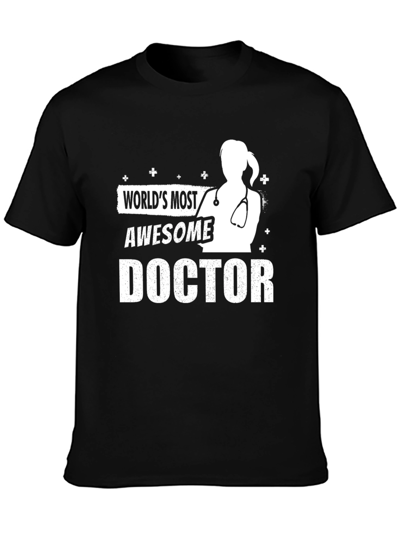 Awesome Doctor Graphic Tee - Black