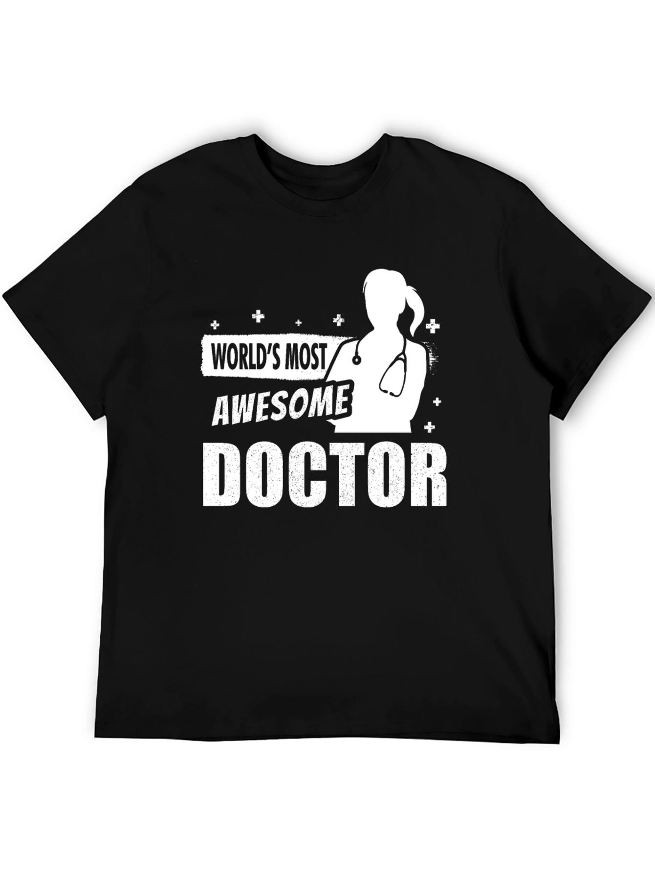 Awesome Doctor Graphic Tee - Black
