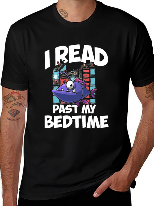 Funny Bookworm T-Shirt - I Read Past My Bedtime!