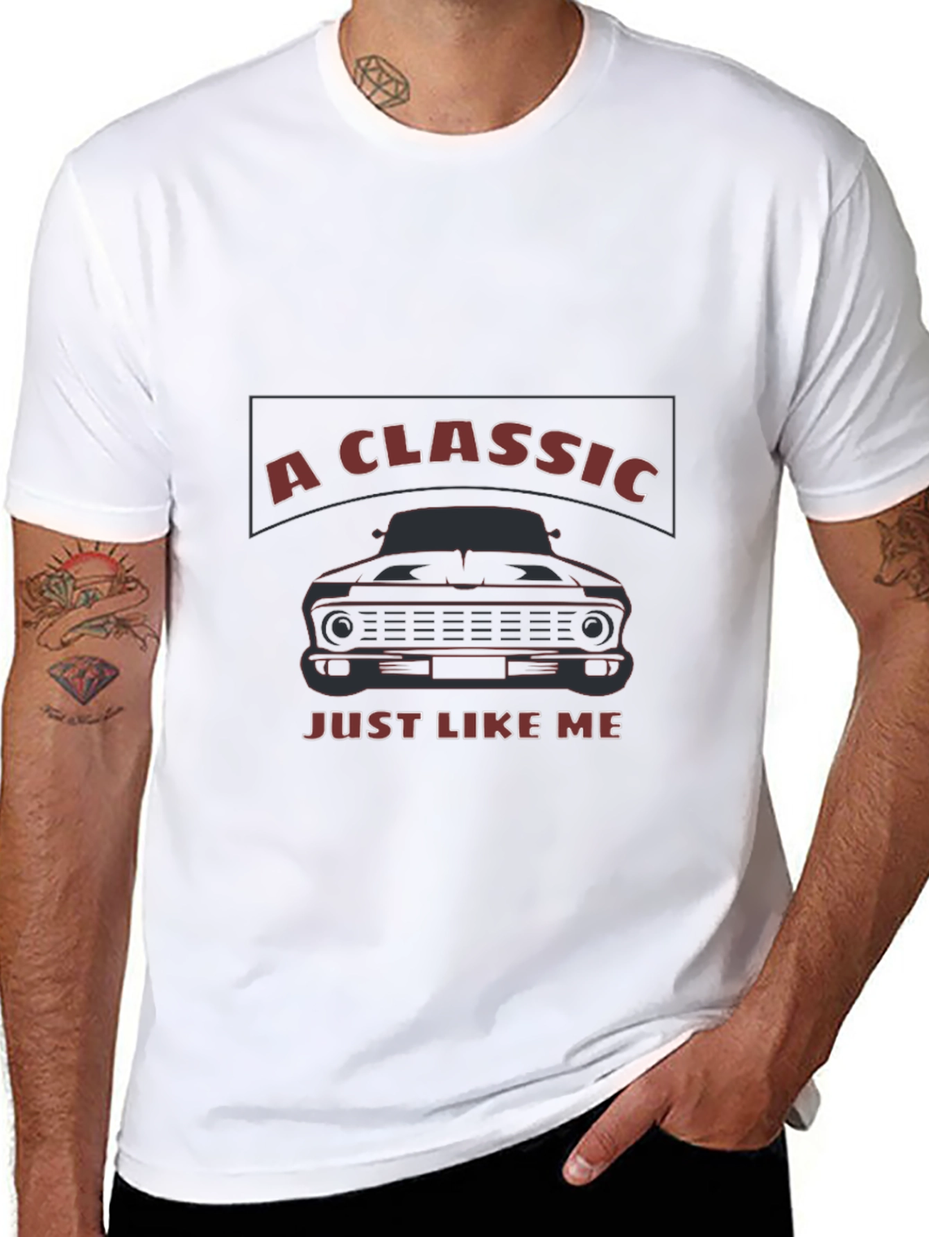 Classic Car Graphic T-Shirt - Just Like Me