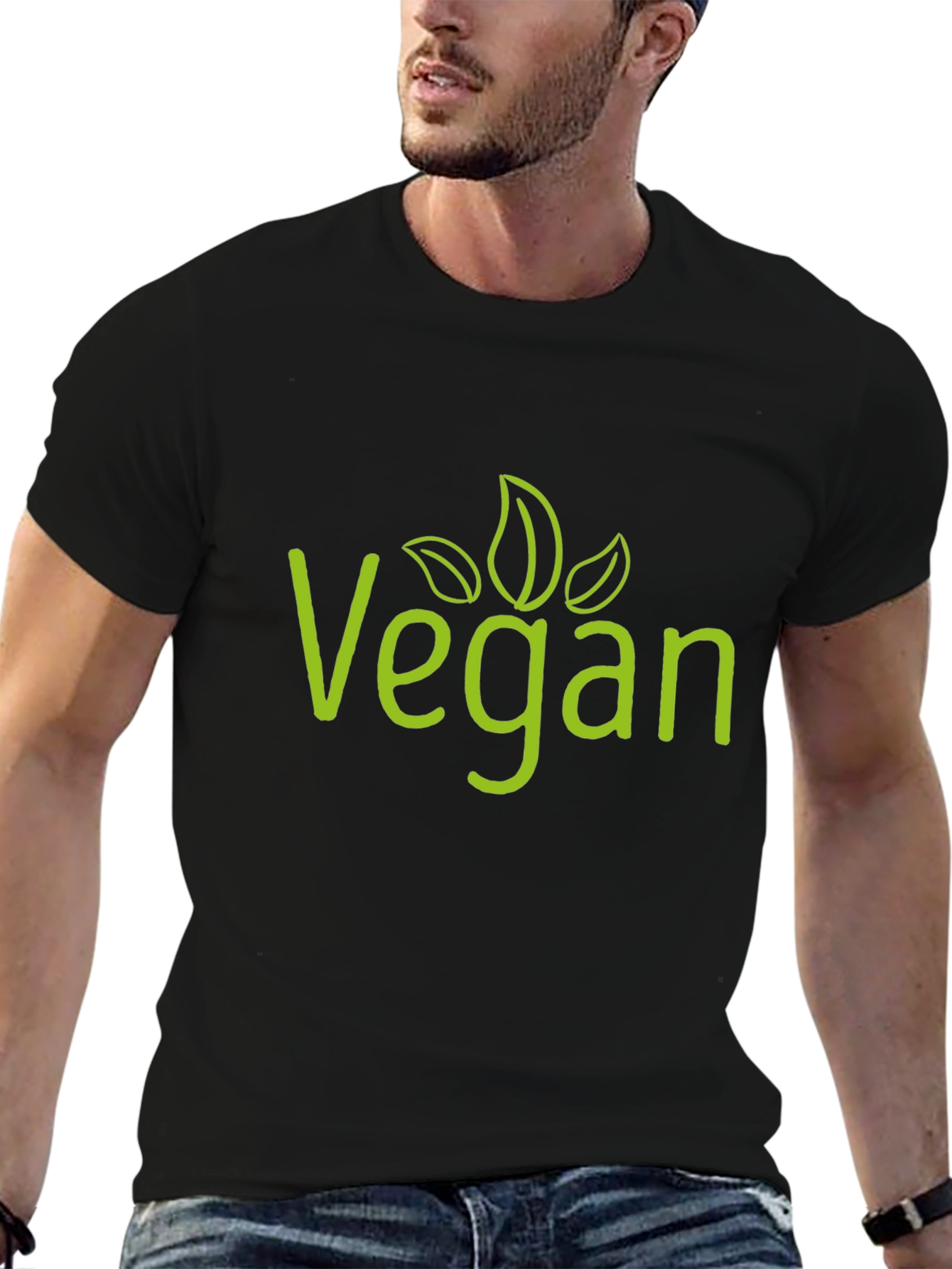 Vegan T-Shirt - Green Vegan Design