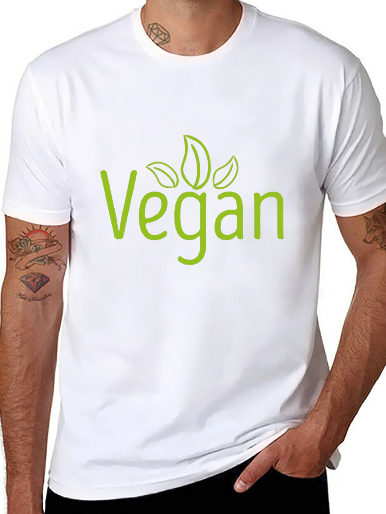 Vegan T-Shirt - Green Vegan Design