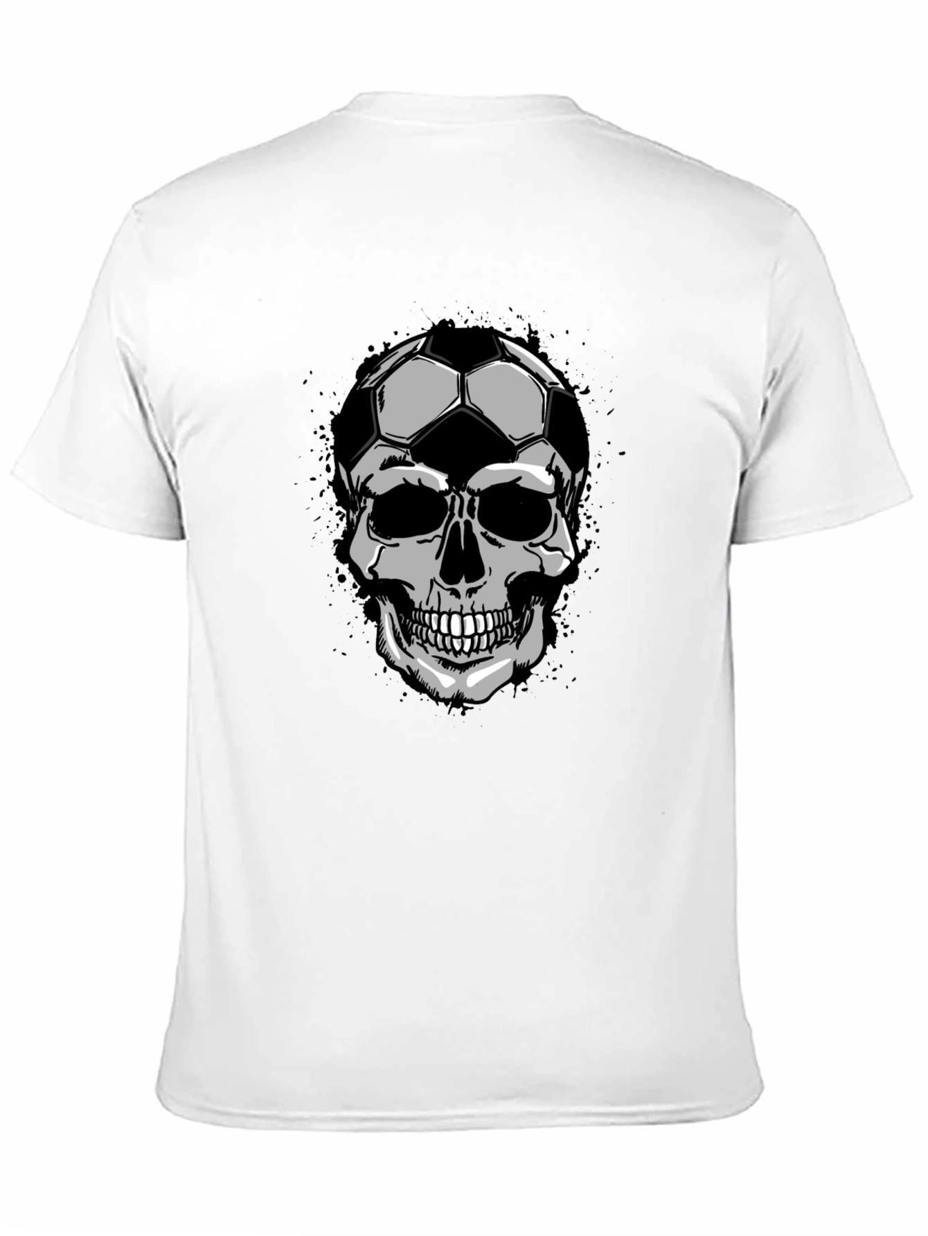 Soccer Skull Graphic Tee - Unique Design T-Shirt