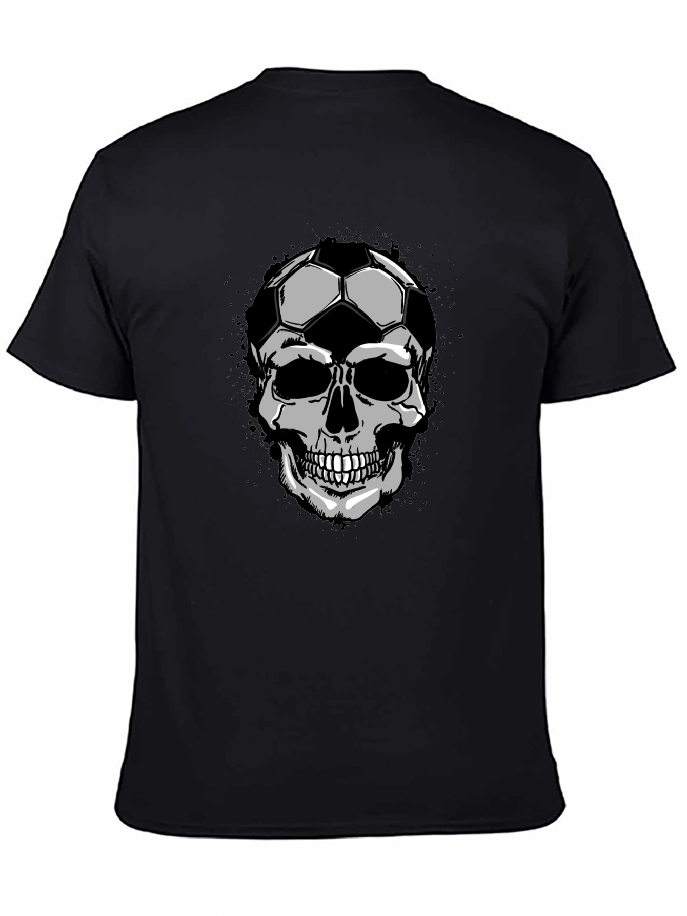 Soccer Skull Graphic Tee - Unique Design T-Shirt