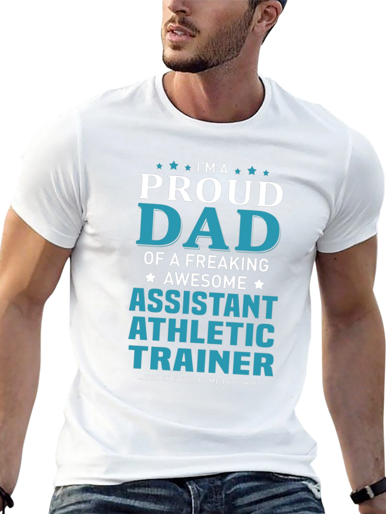 Proud Dad Assistant Athletic Trainer T-Shirt