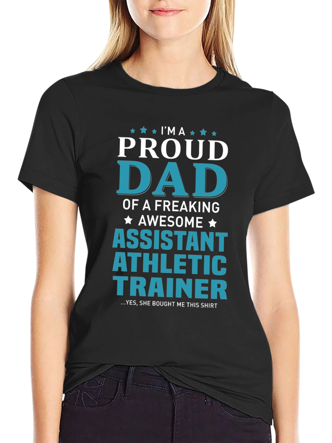 Proud Dad Assistant Athletic Trainer T-Shirt