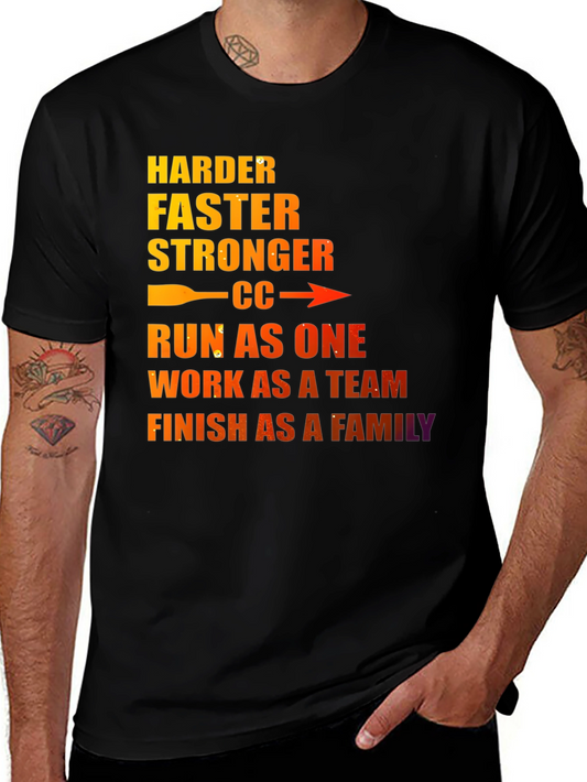 Motivational Run As One Graphic T-Shirt