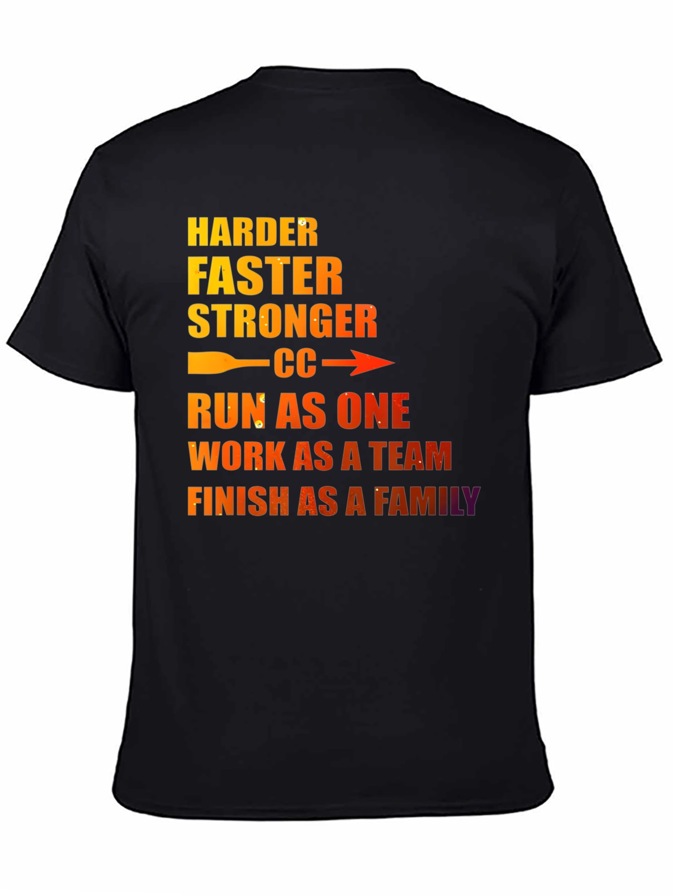 Motivational Run As One Graphic T-Shirt