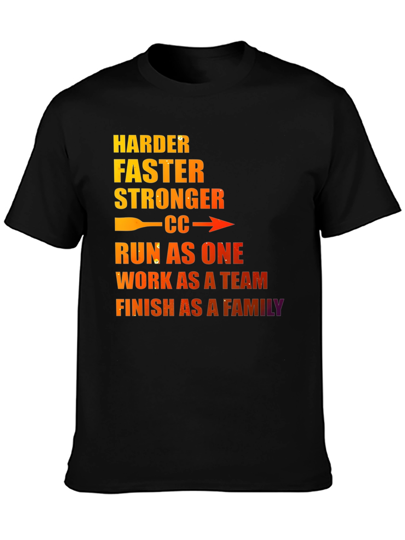 Motivational Run As One Graphic T-Shirt