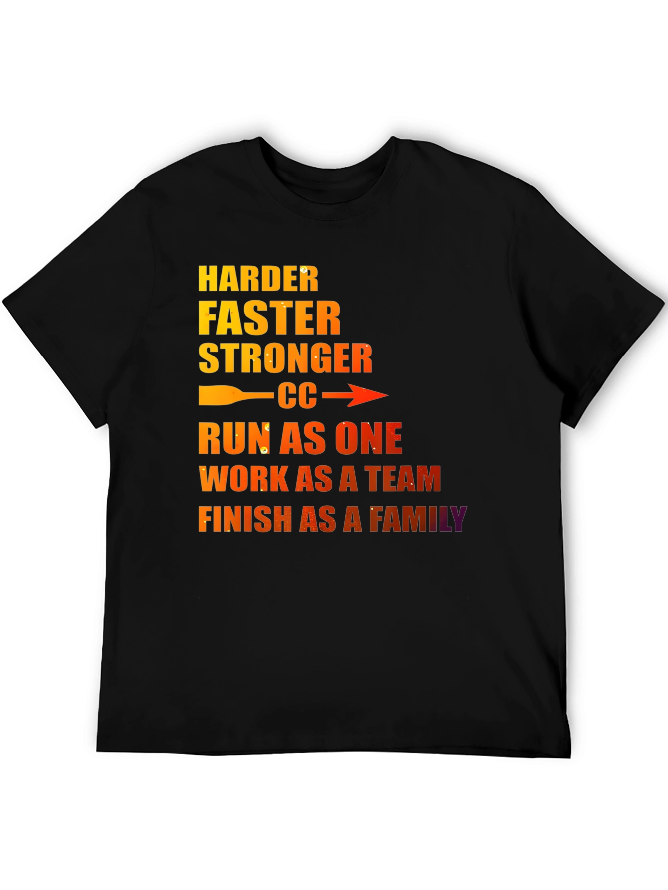 Motivational Run As One Graphic T-Shirt