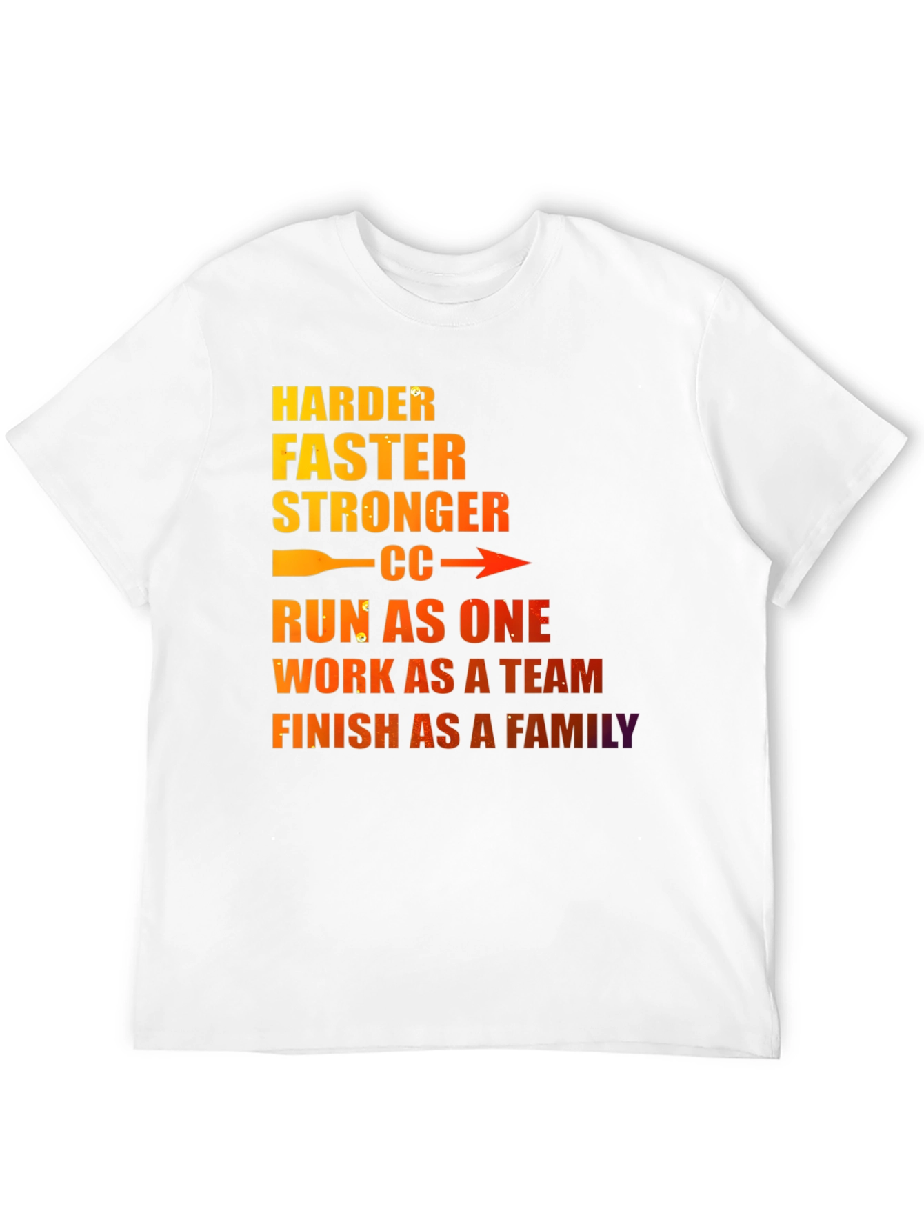 Motivational Run As One Graphic T-Shirt