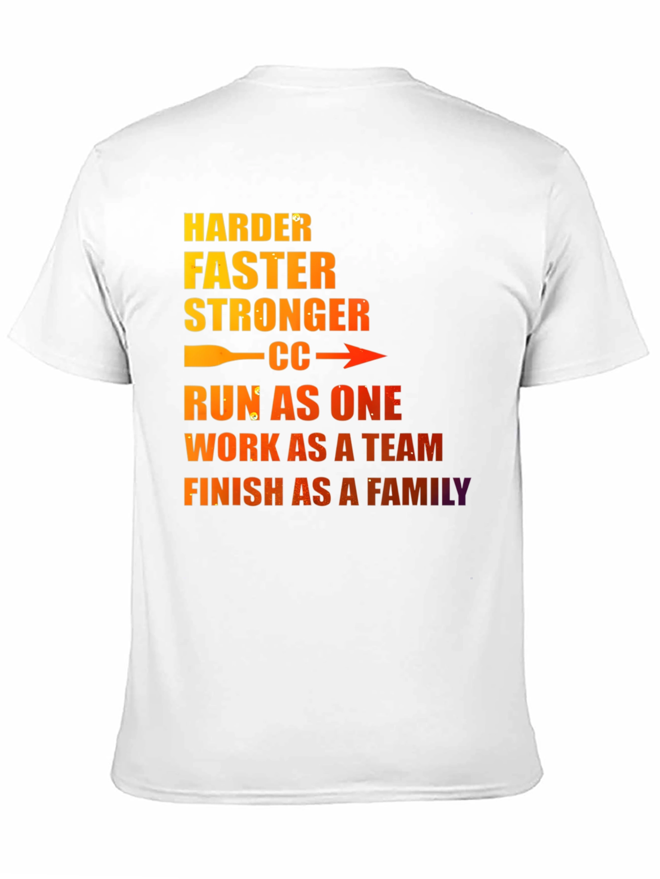 Motivational Run As One Graphic T-Shirt