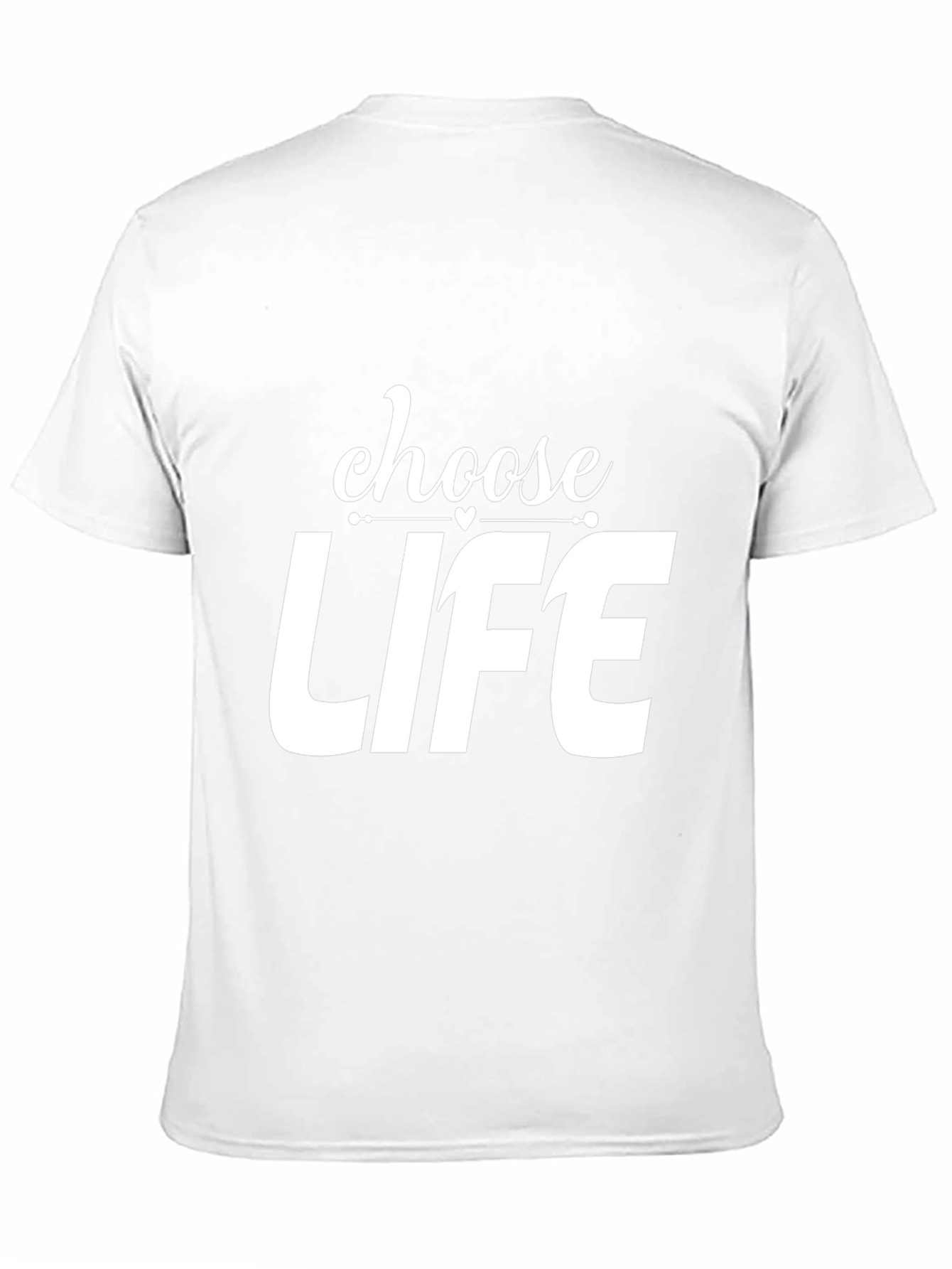 Choose Life Graphic Tee - Stylish Cotton Blend