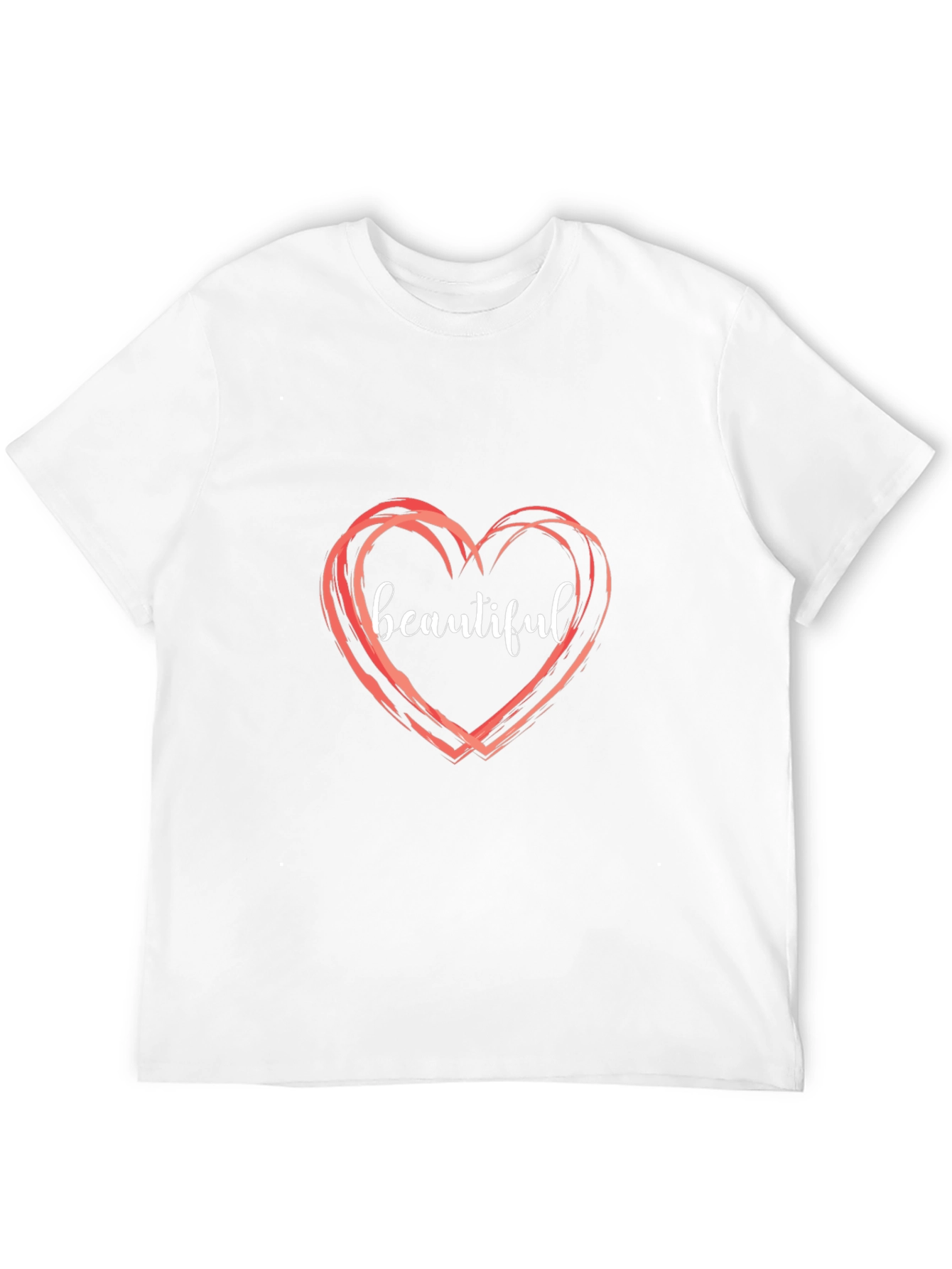 Beautiful Heart T-Shirt - Stylish Graphic Tee