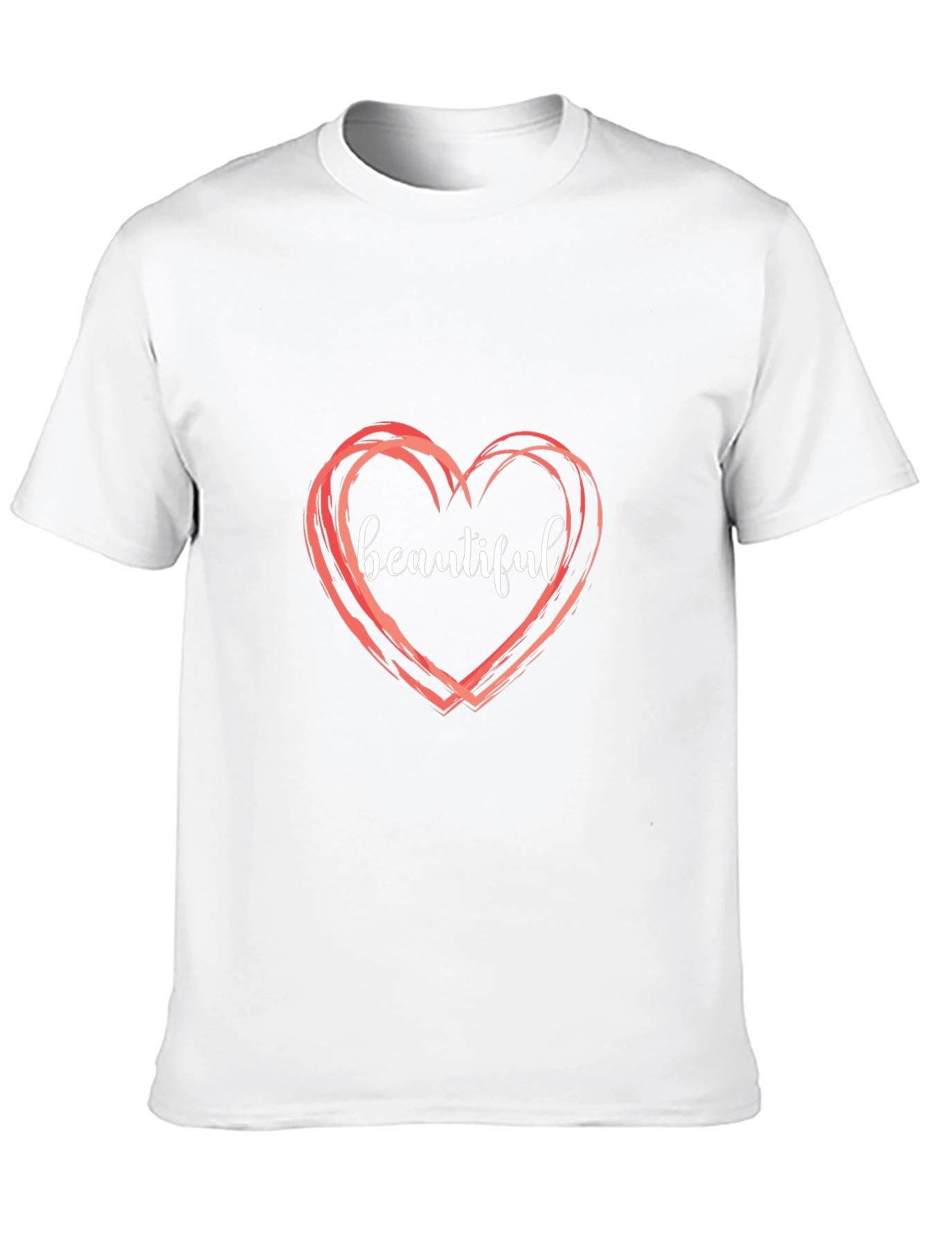 Beautiful Heart T-Shirt - Stylish Graphic Tee