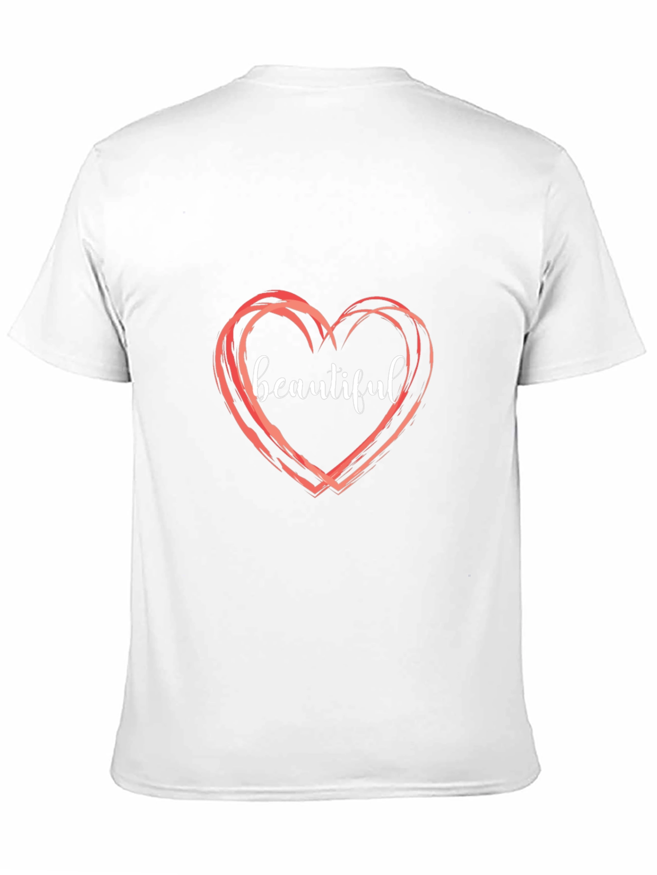 Beautiful Heart T-Shirt - Stylish Graphic Tee