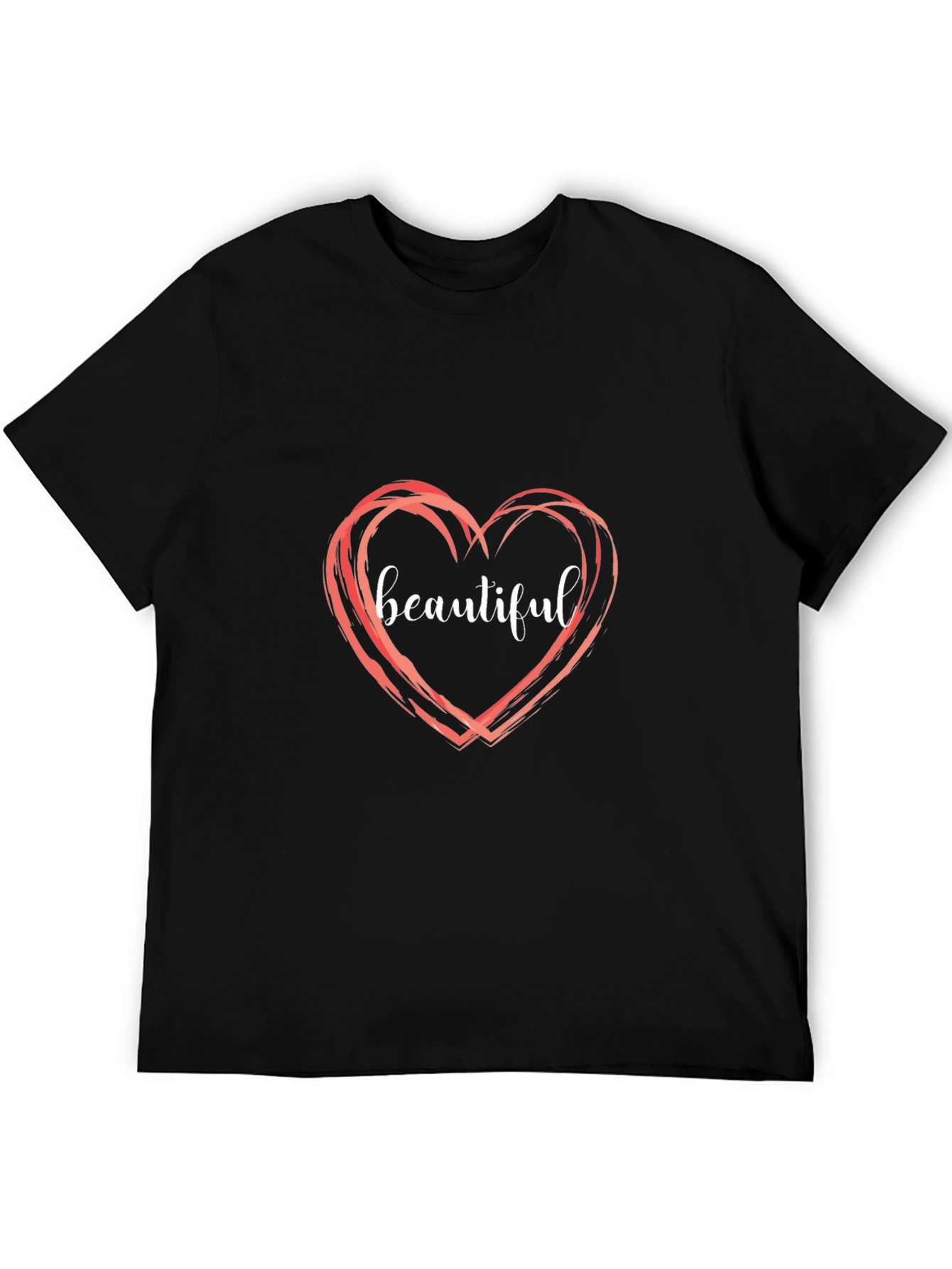Beautiful Heart T-Shirt - Stylish Graphic Tee