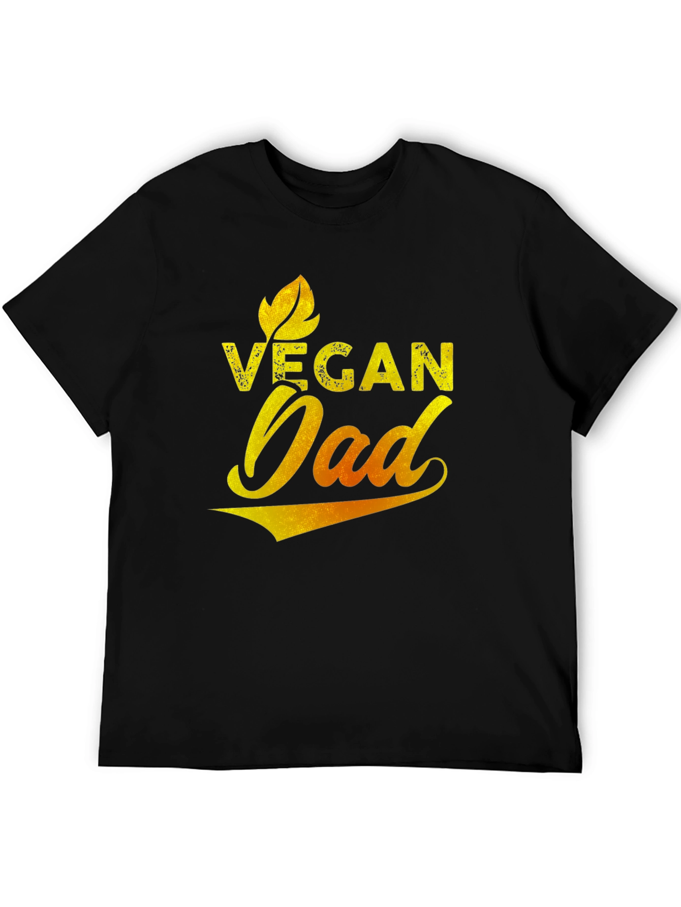 Vegan Dad Graphic Tee - Black T-Shirt