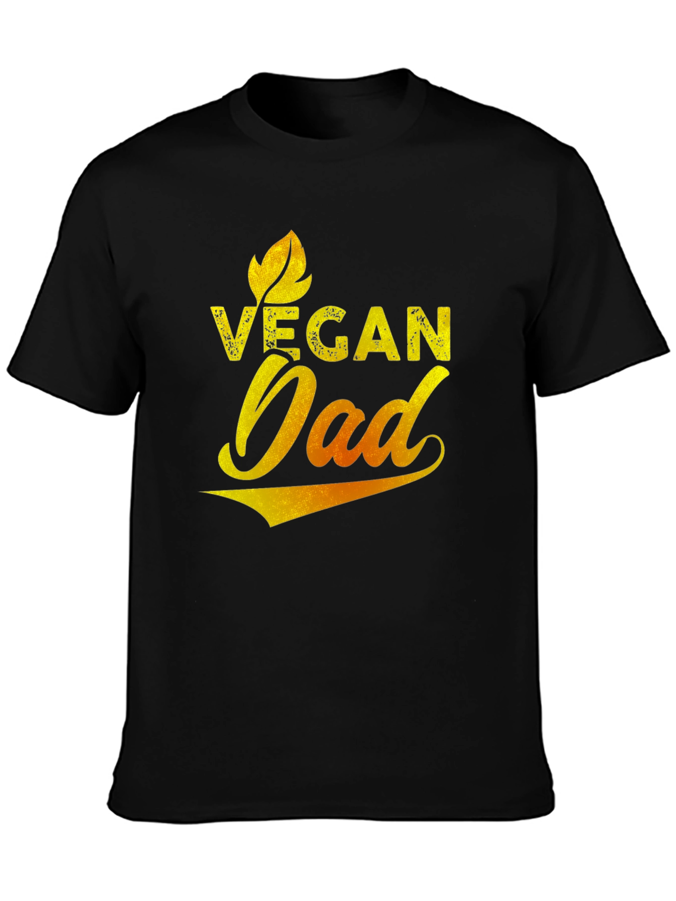 Vegan Dad Graphic Tee - Black T-Shirt