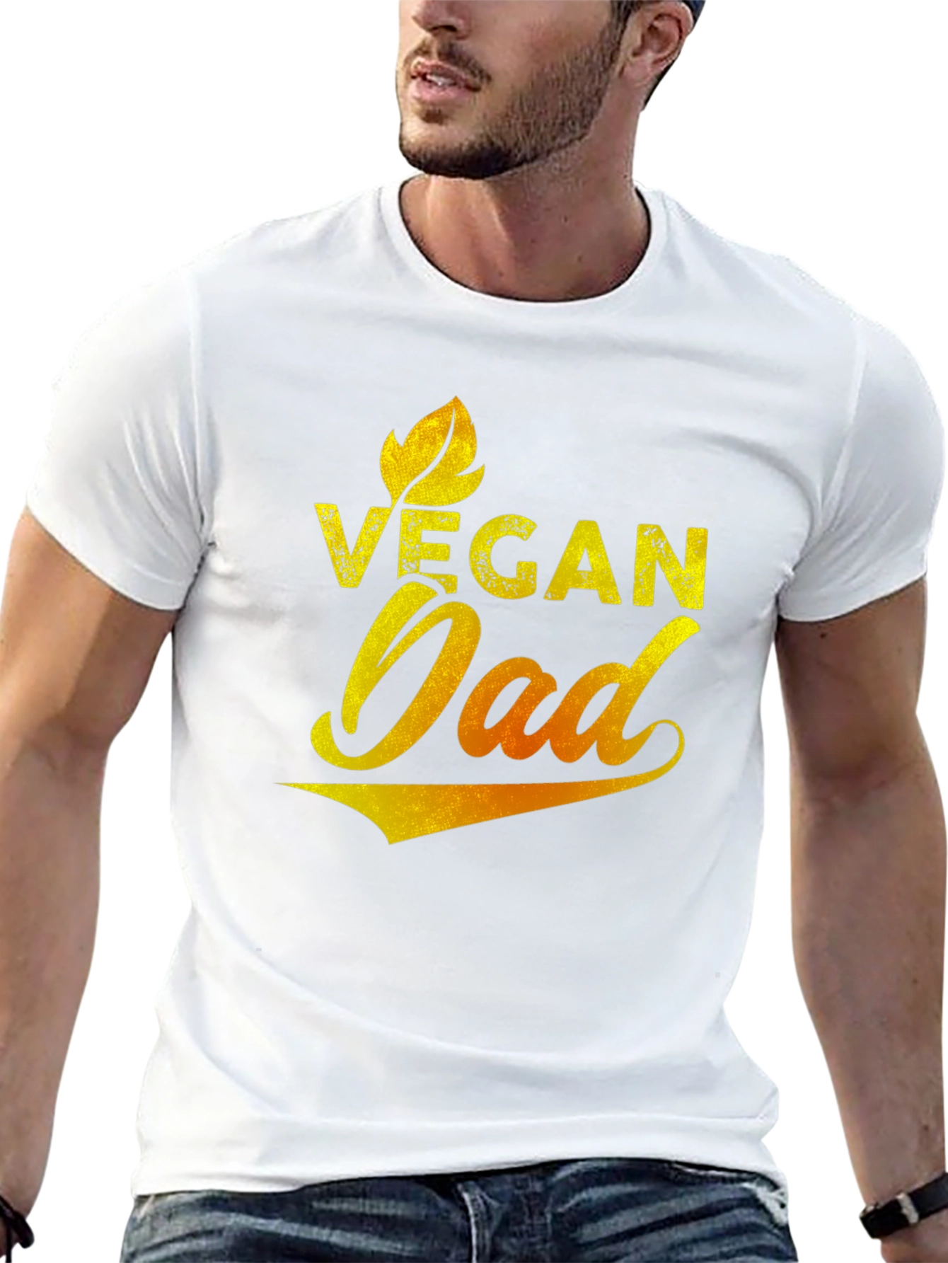 Vegan Dad Graphic Tee - Black T-Shirt
