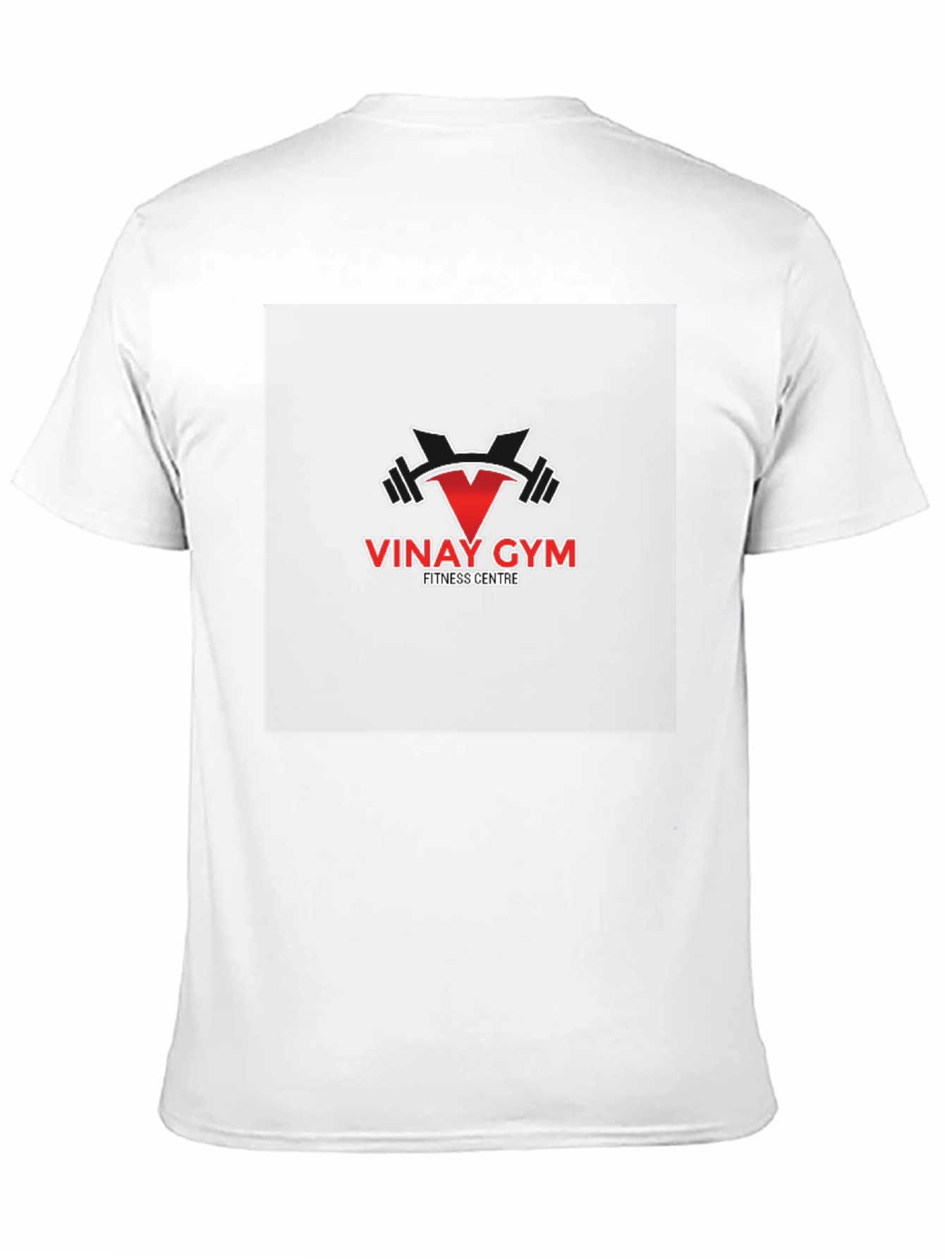 Vinay Gym Fitness Centre Black T-Shirt