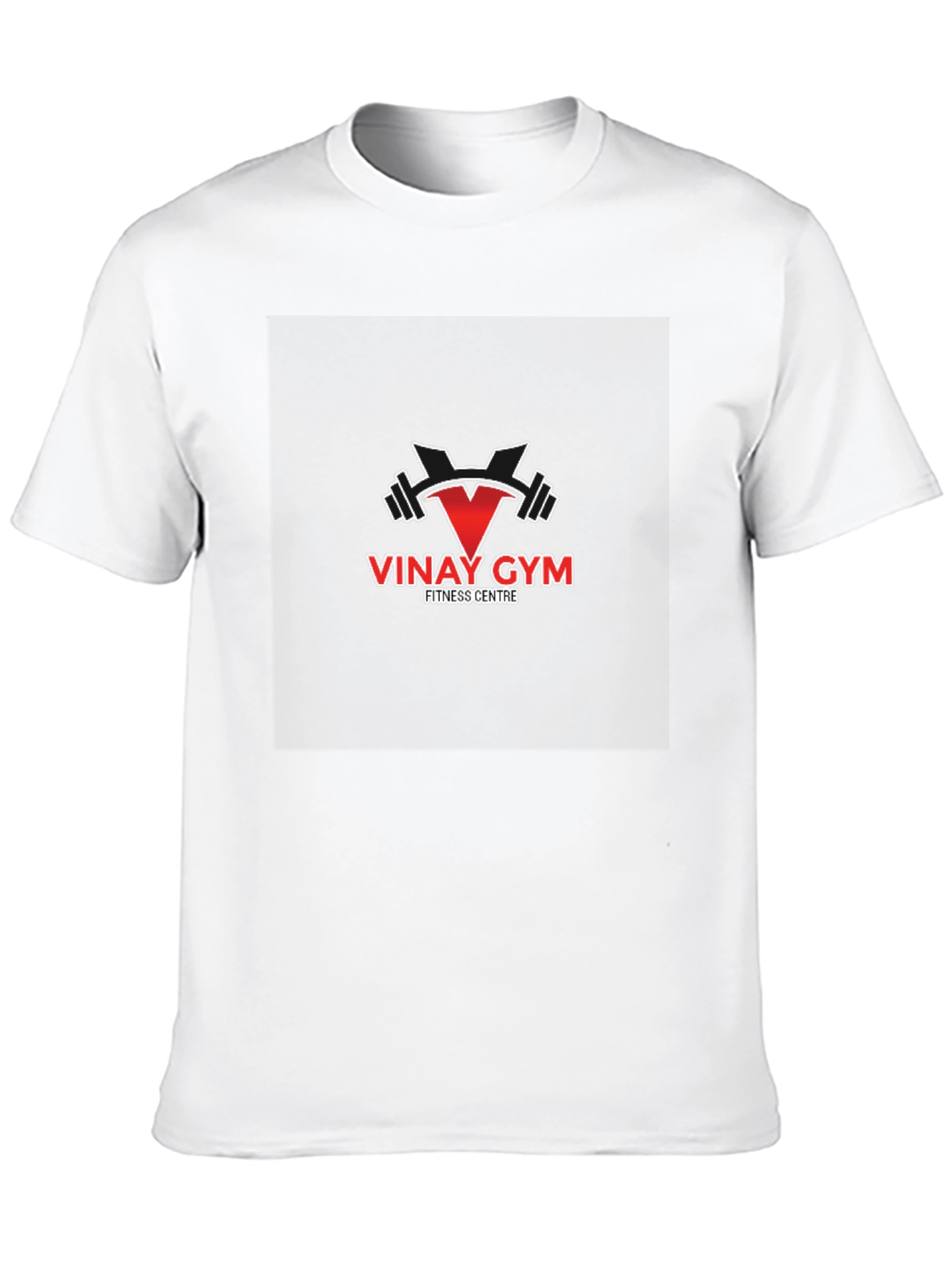Vinay Gym Fitness Centre Black T-Shirt