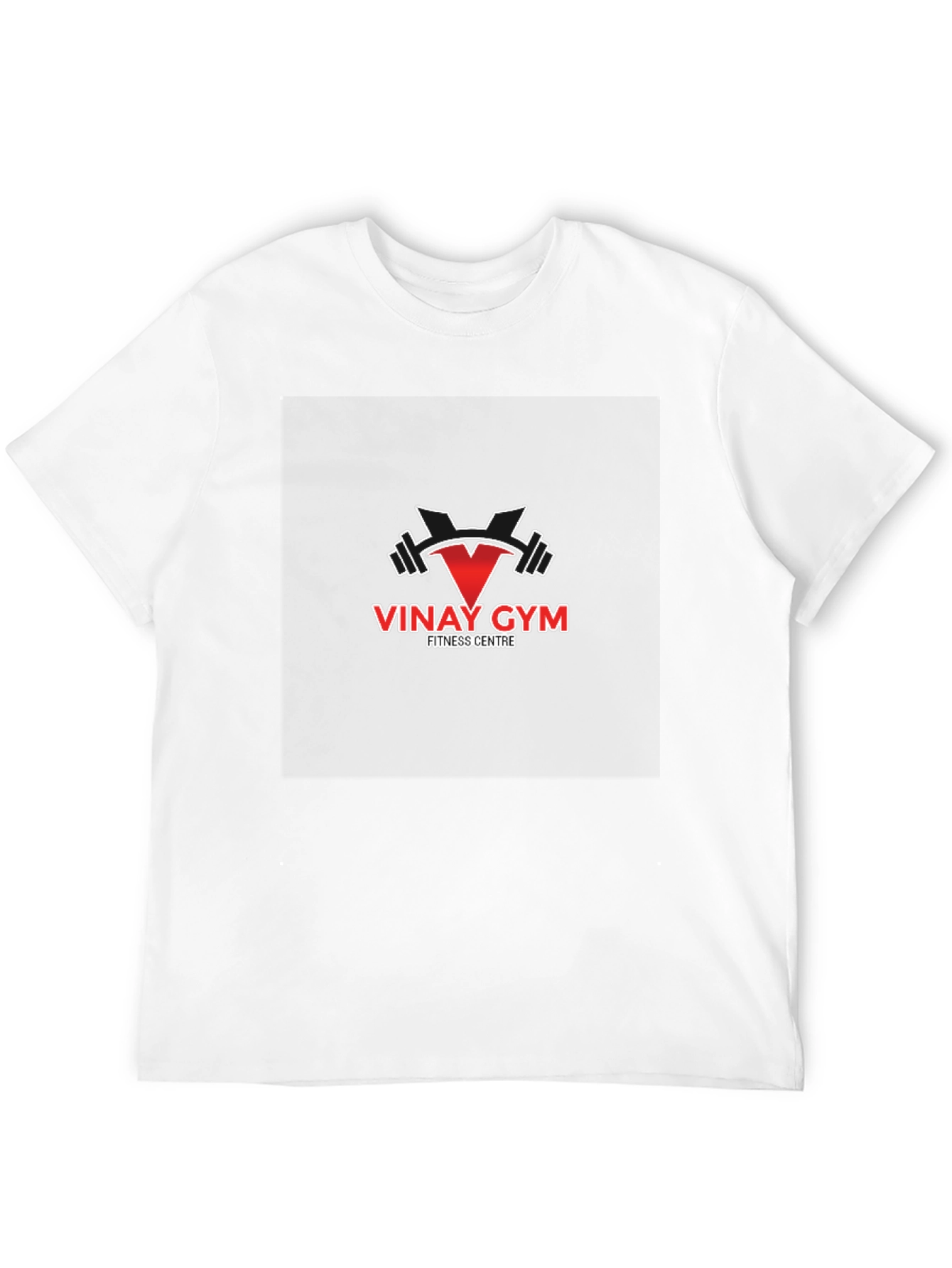Vinay Gym Fitness Centre Black T-Shirt
