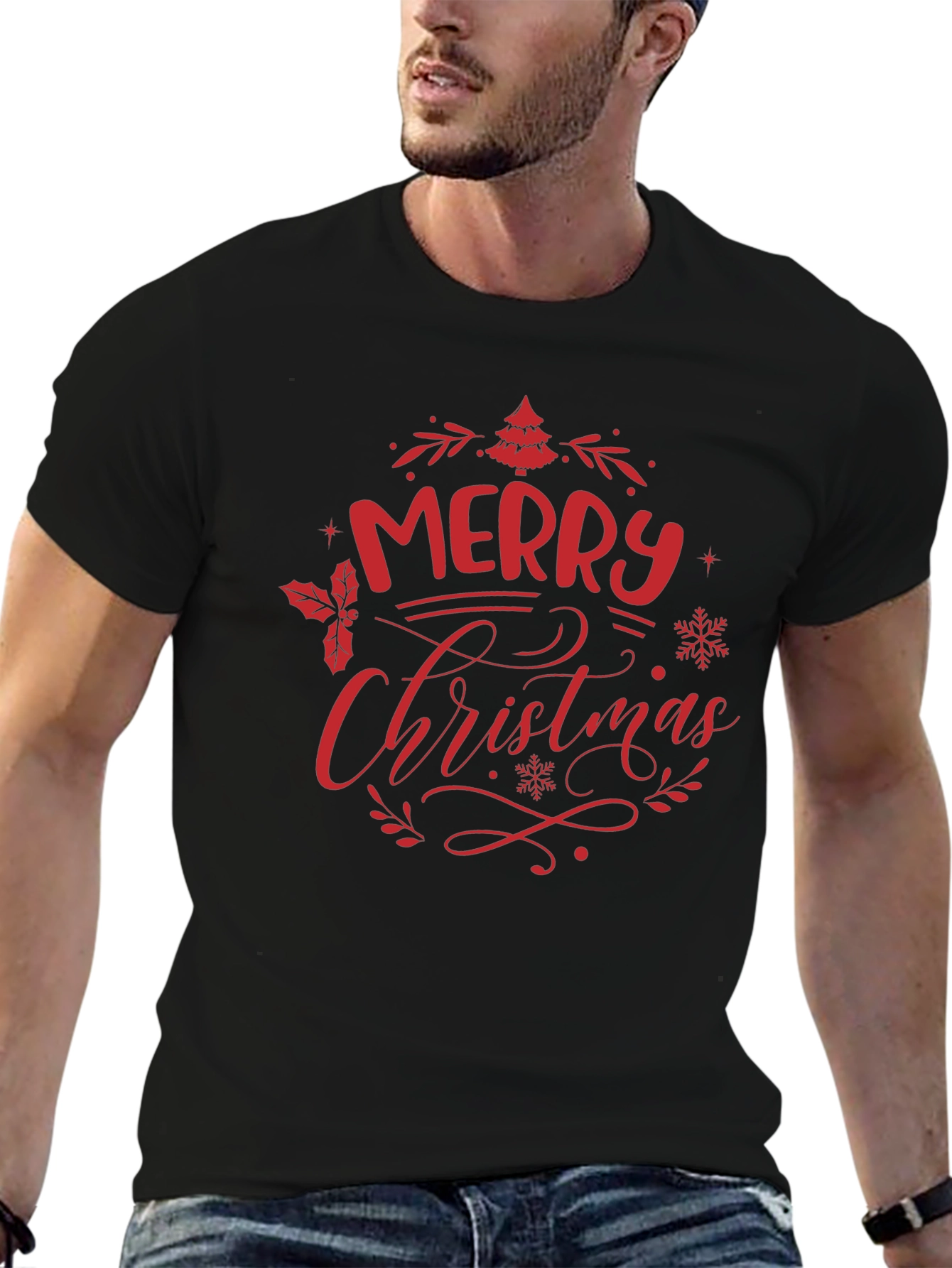 Merry Christmas Graphic T-Shirt