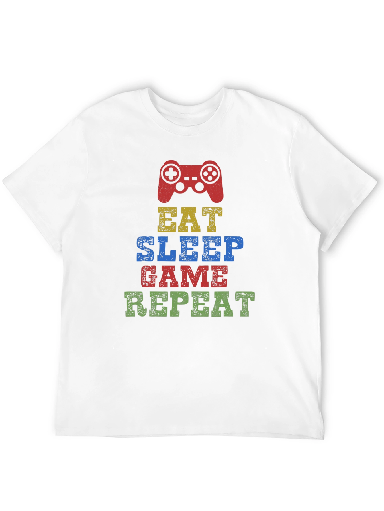 Eat Sleep Game Repeat T-Shirt Gamer Gift