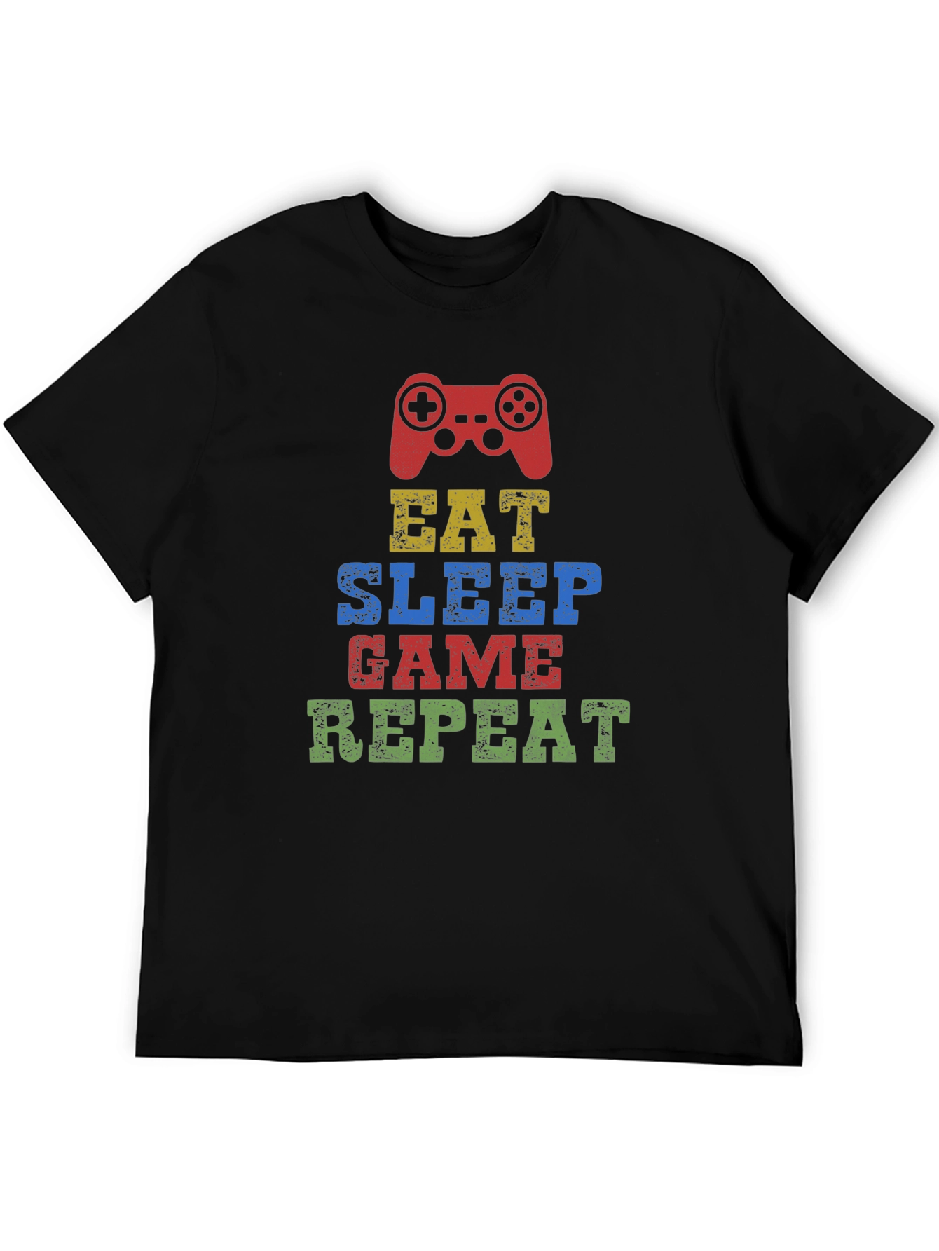 Eat Sleep Game Repeat T-Shirt Gamer Gift