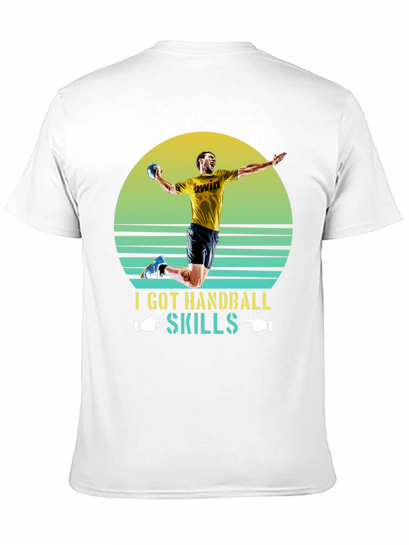 Handball Skills Graphic Tee - Sporty T-Shirt