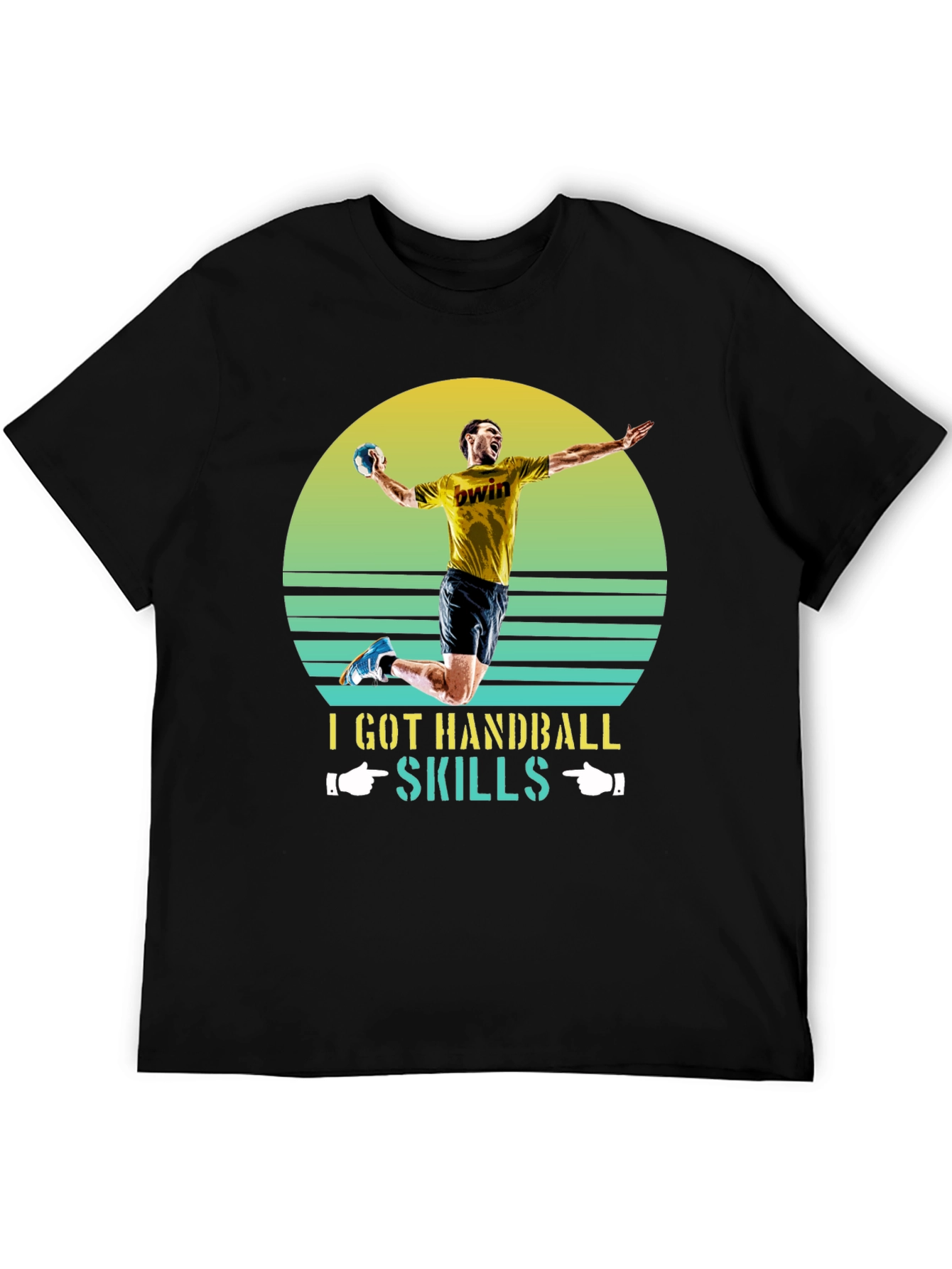 Handball Skills Graphic Tee - Sporty T-Shirt