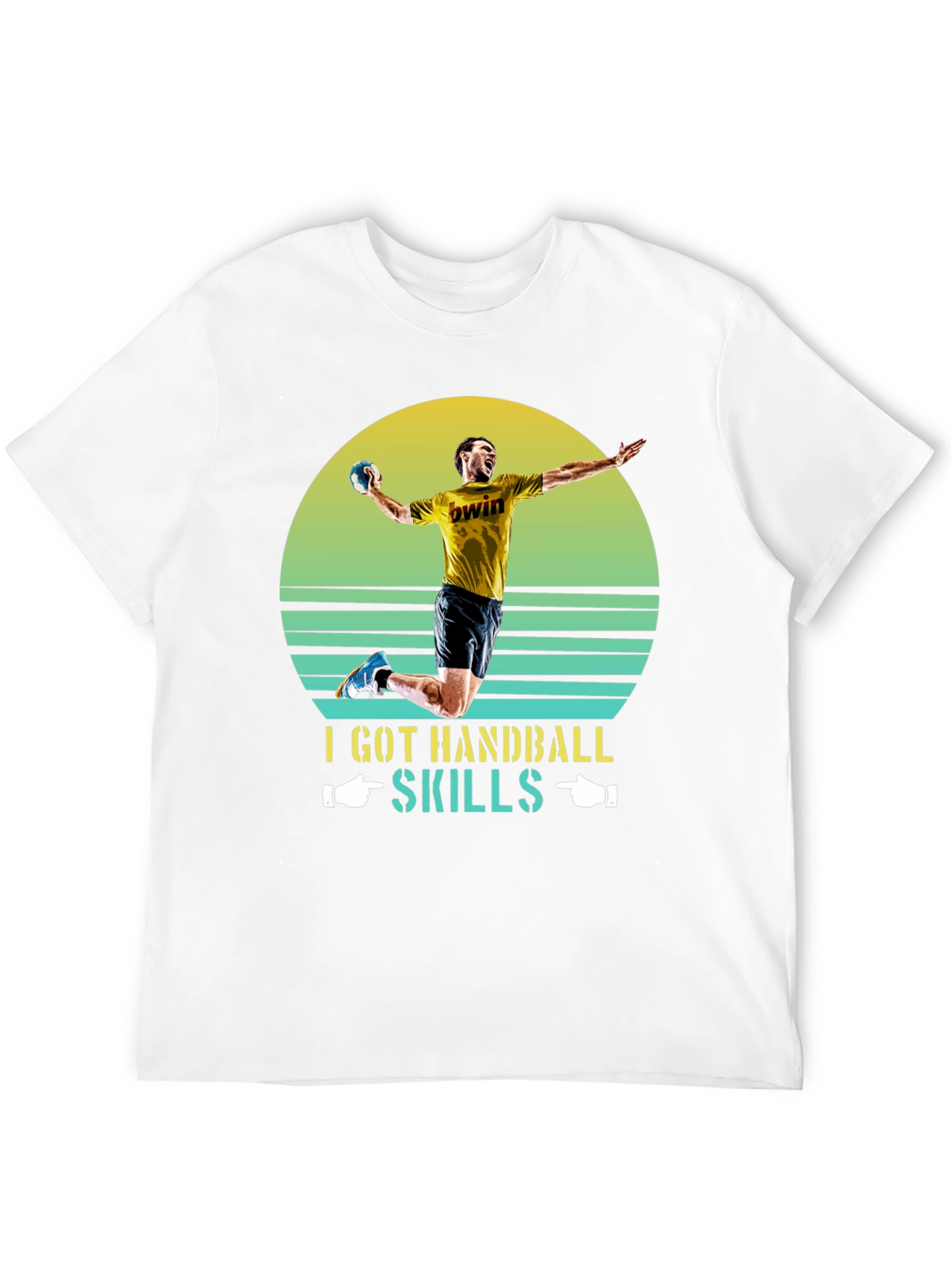 Handball Skills Graphic Tee - Sporty T-Shirt