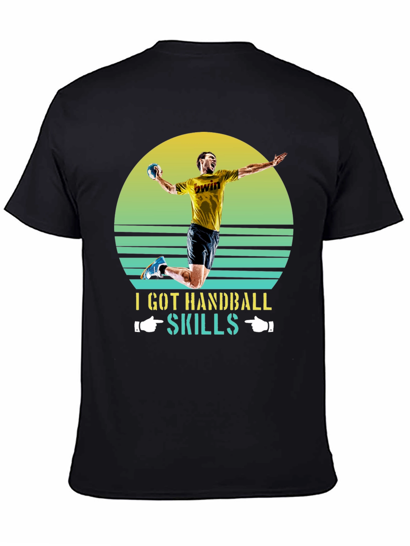 Handball Skills Graphic Tee - Sporty T-Shirt
