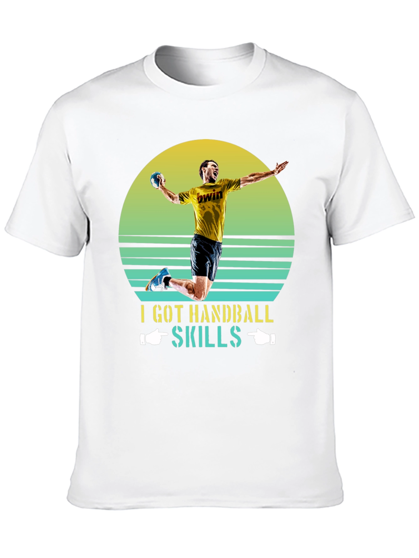 Handball Skills Graphic Tee - Sporty T-Shirt
