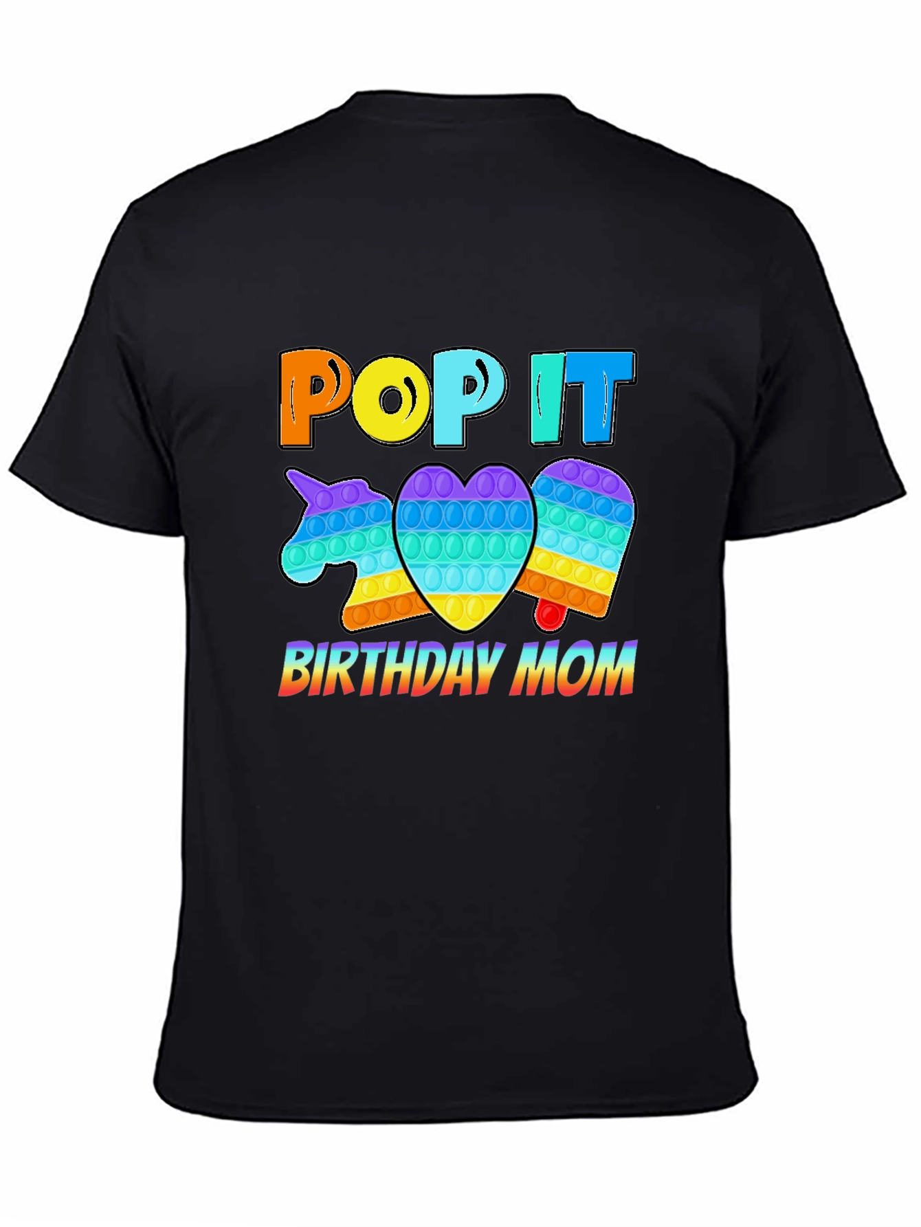 Pop It Birthday Mom T-Shirt