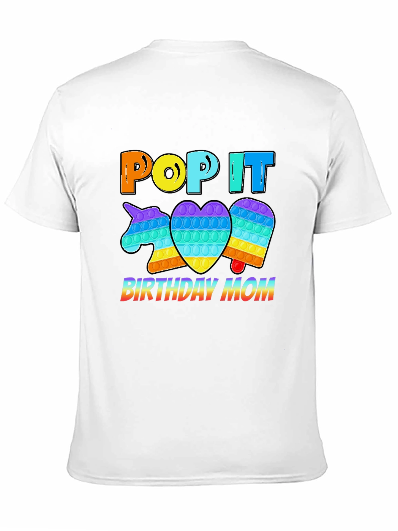 Pop It Birthday Mom T-Shirt