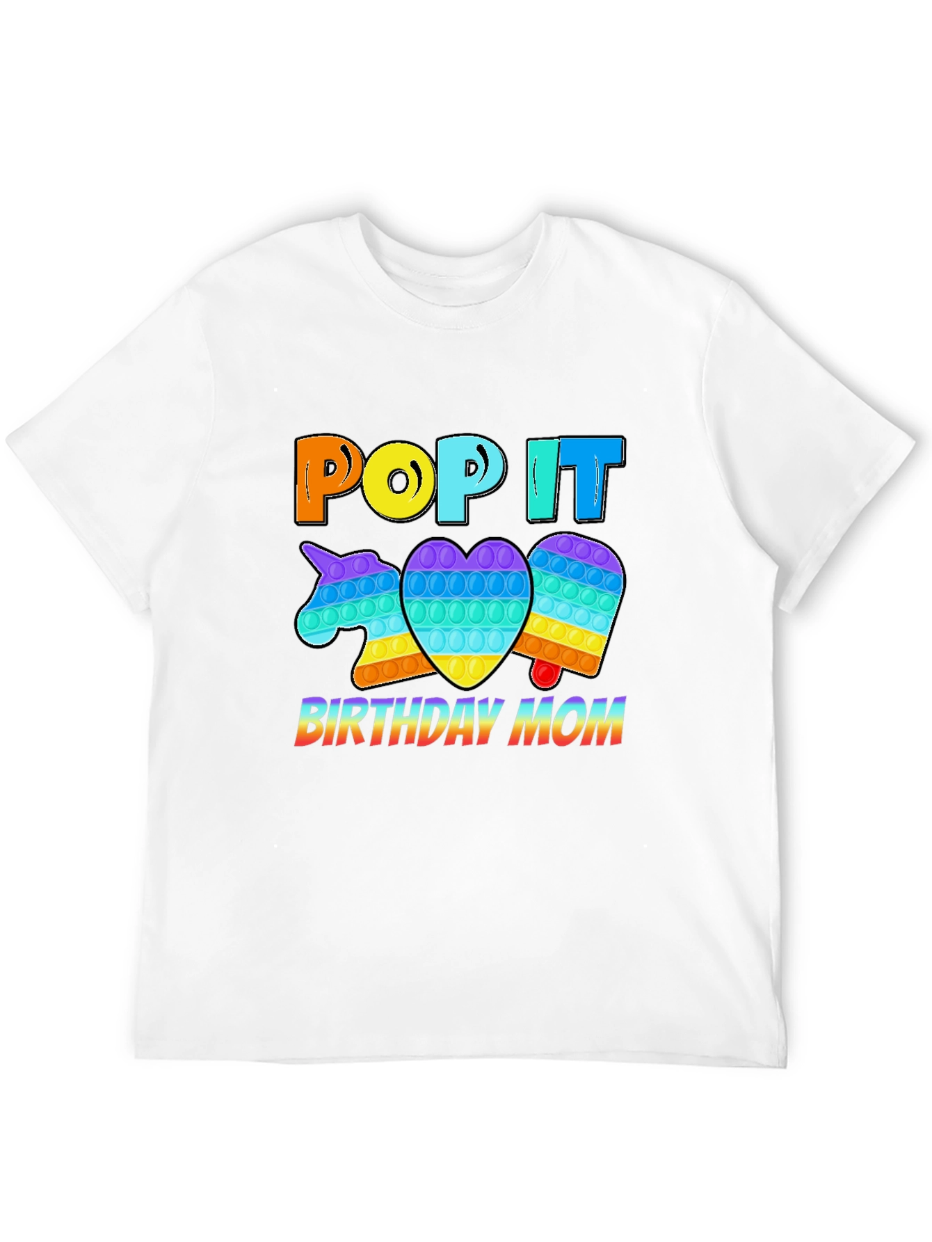 Pop It Birthday Mom T-Shirt
