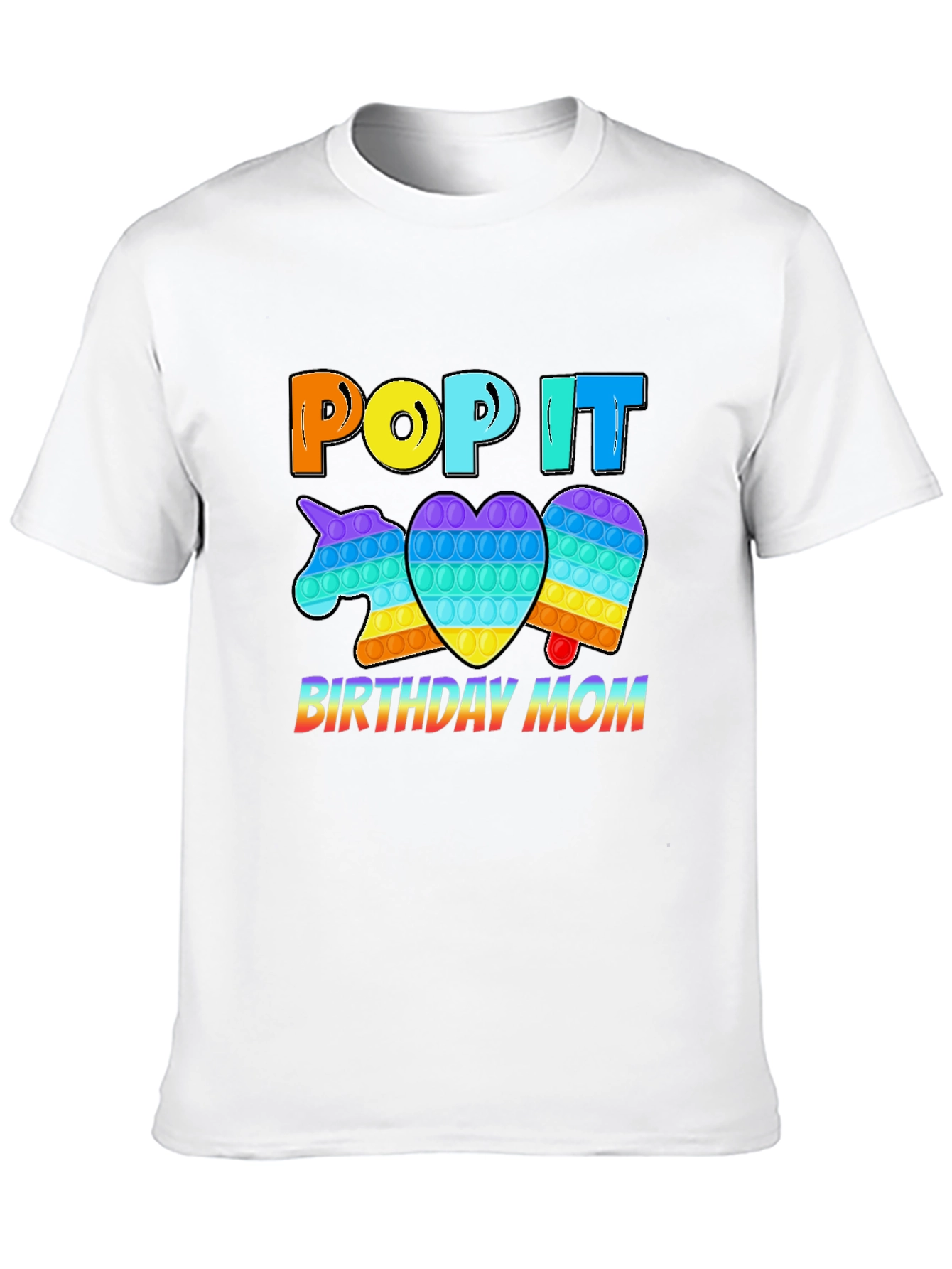 Pop It Birthday Mom T-Shirt