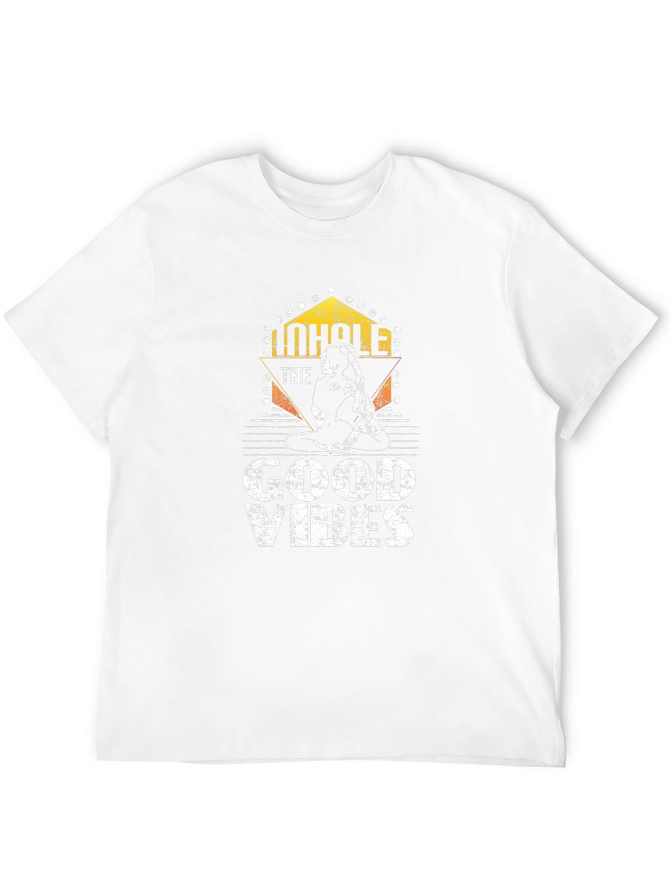 Inhale the Good Vibes Yoga Black T-Shirt