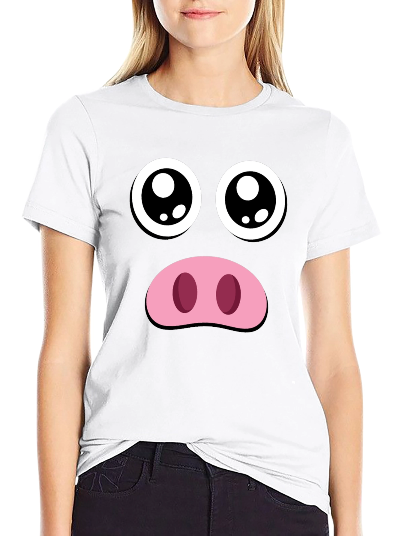 Funny Pig Face T-Shirt
