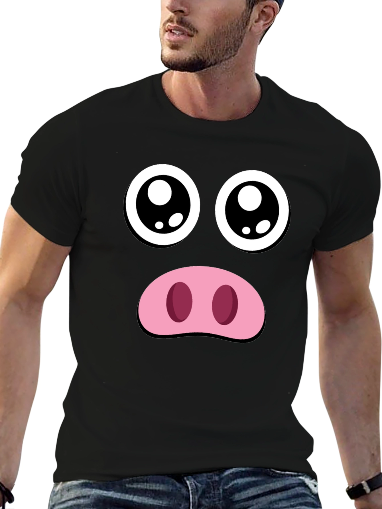 Funny Pig Face T-Shirt