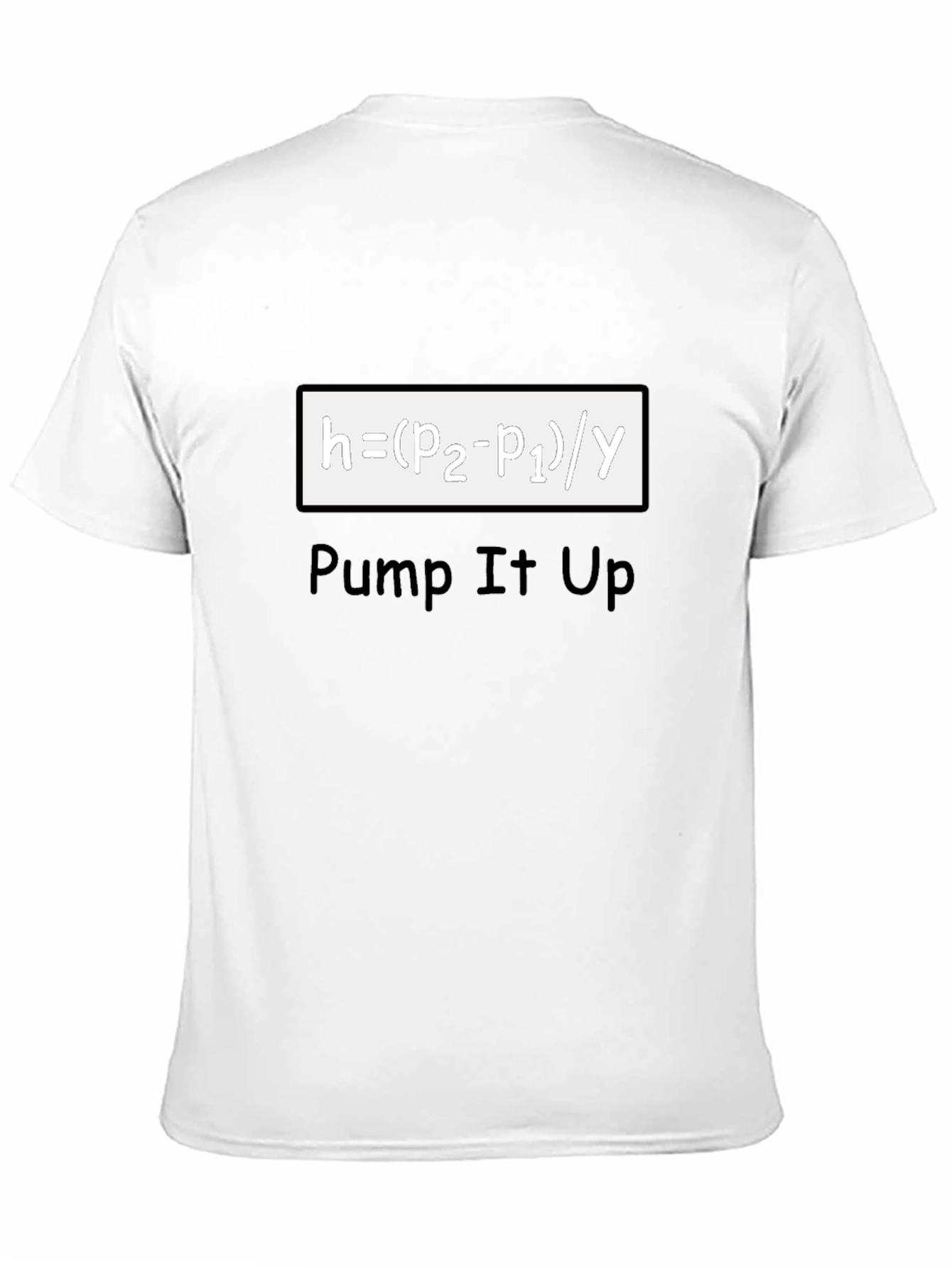 Pump It Up Black T-Shirt - Science Humor