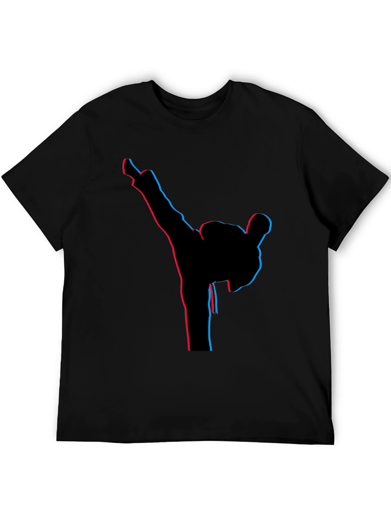 Black Martial Arts Silhouette Tee