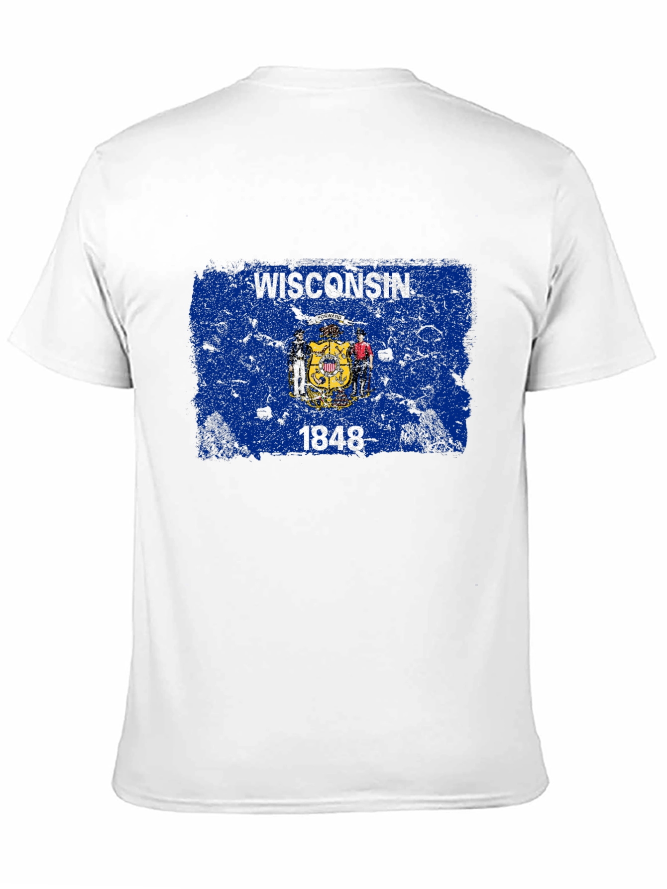 Wisconsin Flag Graphic T-Shirt