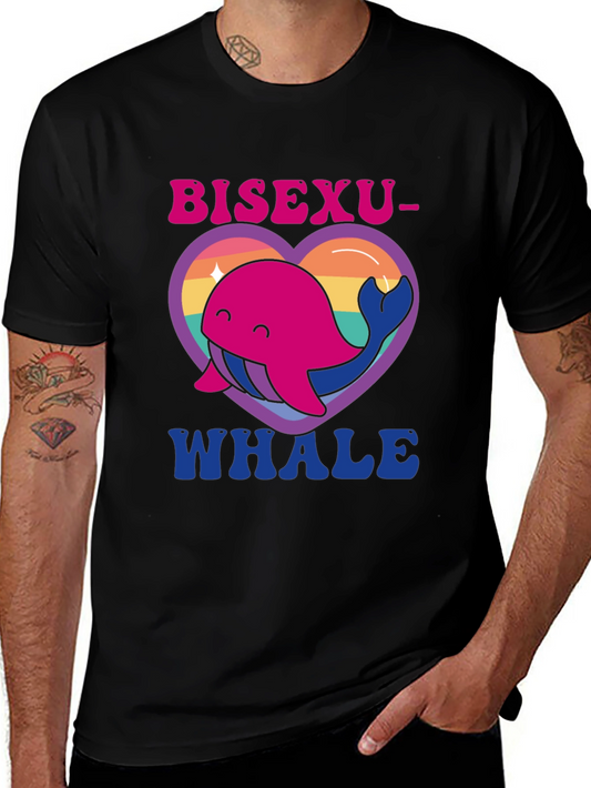 Bisexuwhale T-Shirt LGBT Pride Graphic Tee