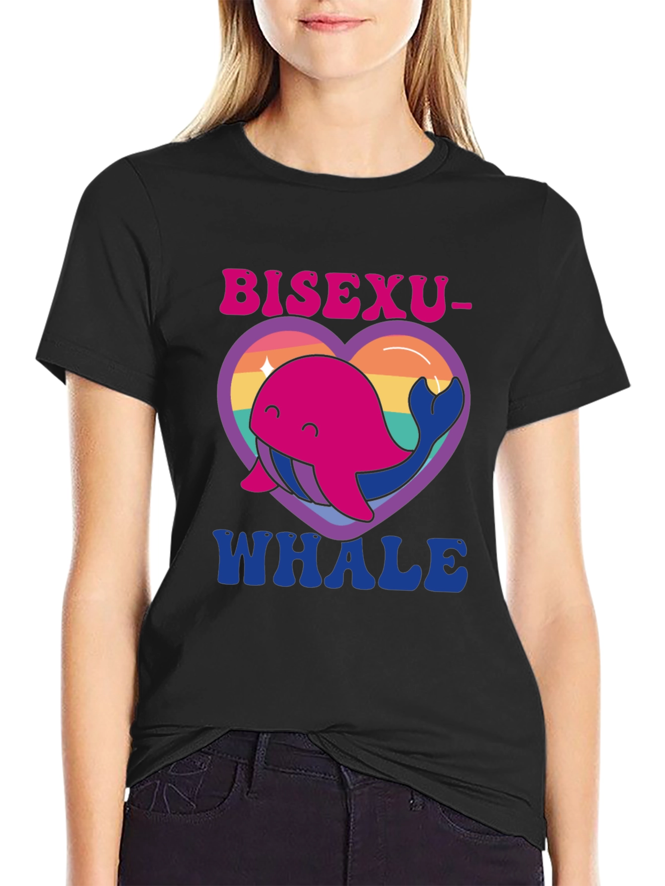 Bisexuwhale T-Shirt LGBT Pride Graphic Tee