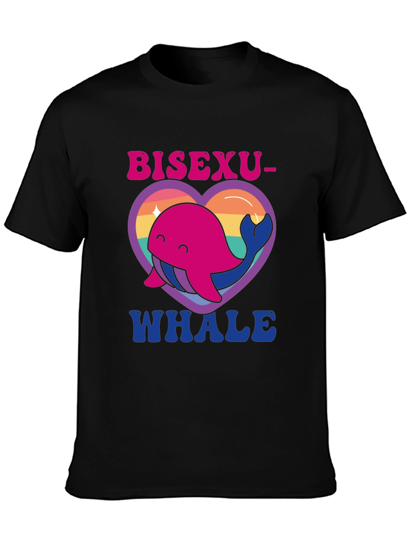 Bisexuwhale T-Shirt LGBT Pride Graphic Tee